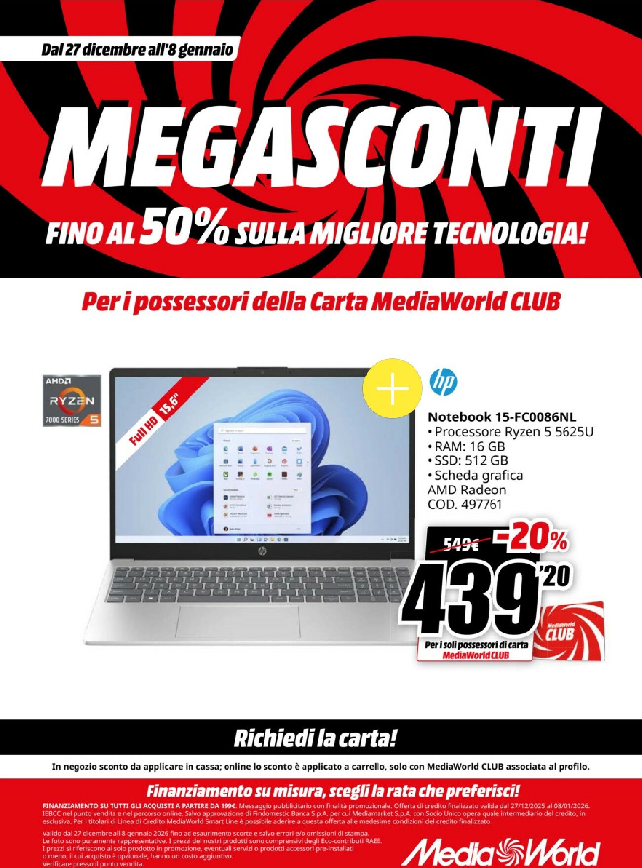 mediaworld - Volantino Mediaworld valido dal 27/12 al 08/01 - page: 17