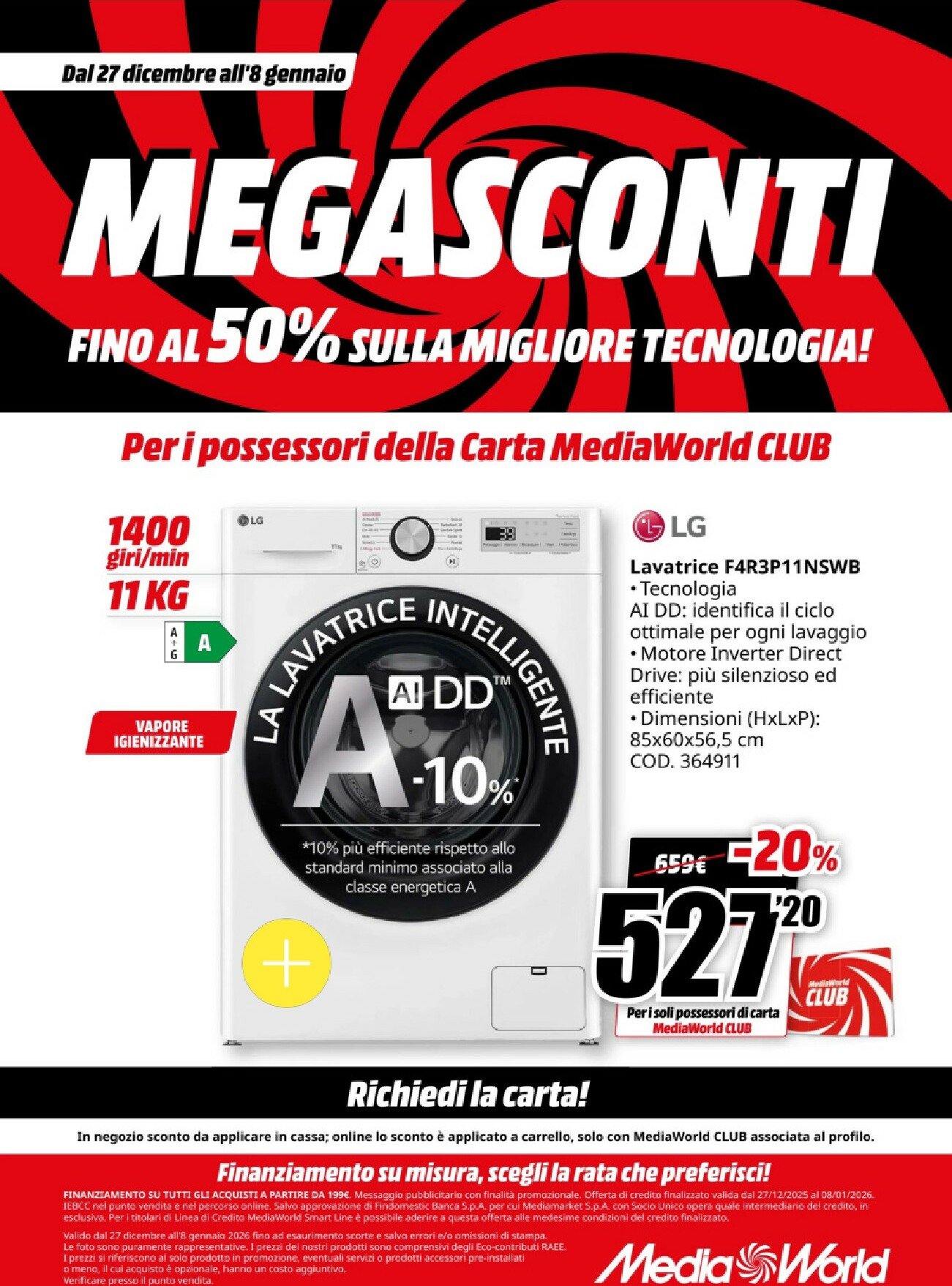 mediaworld - Volantino Mediaworld valido dal 27/12 al 08/01 - page: 46