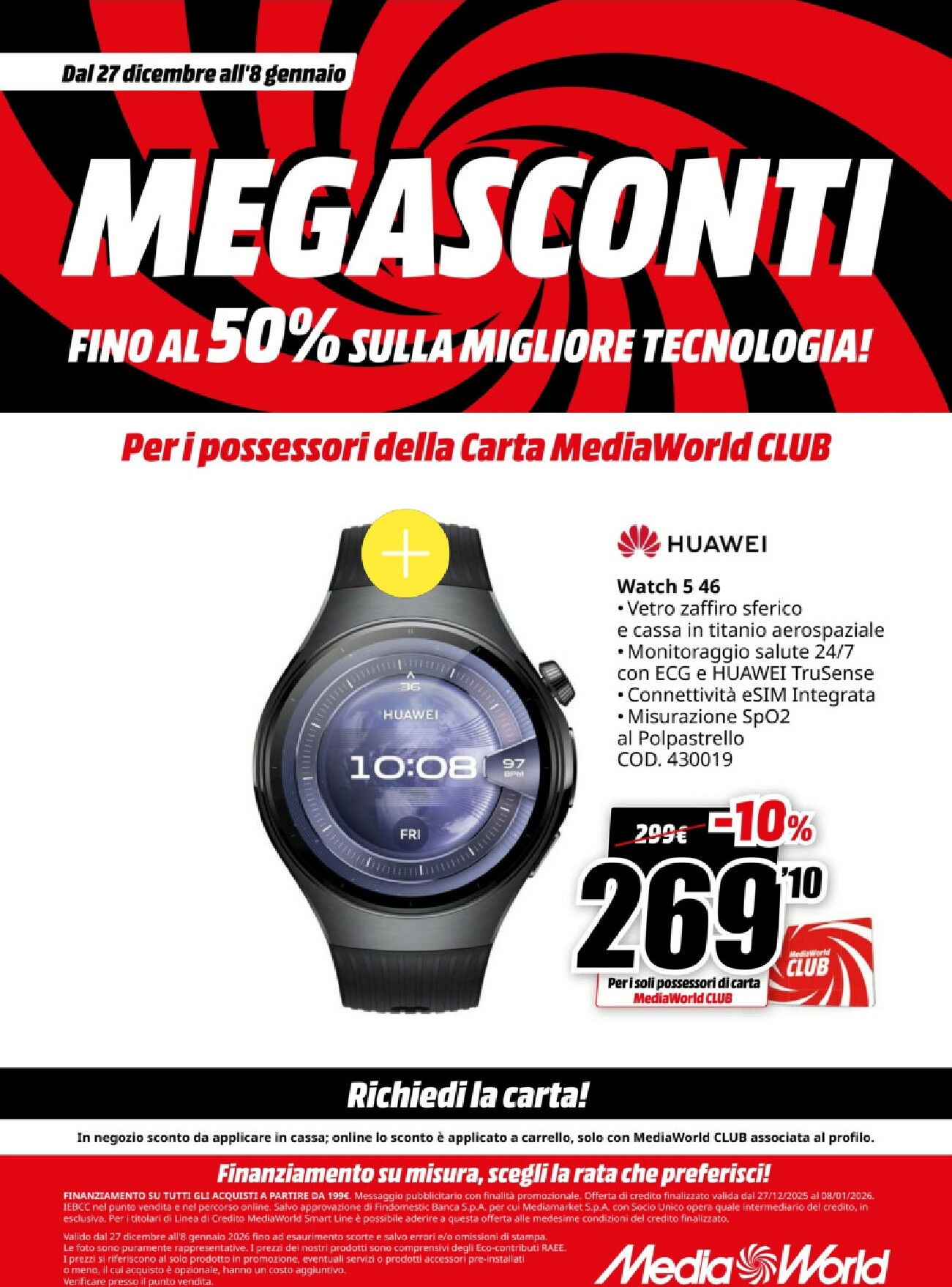 mediaworld - Volantino Mediaworld valido dal 27/12 al 08/01 - page: 12