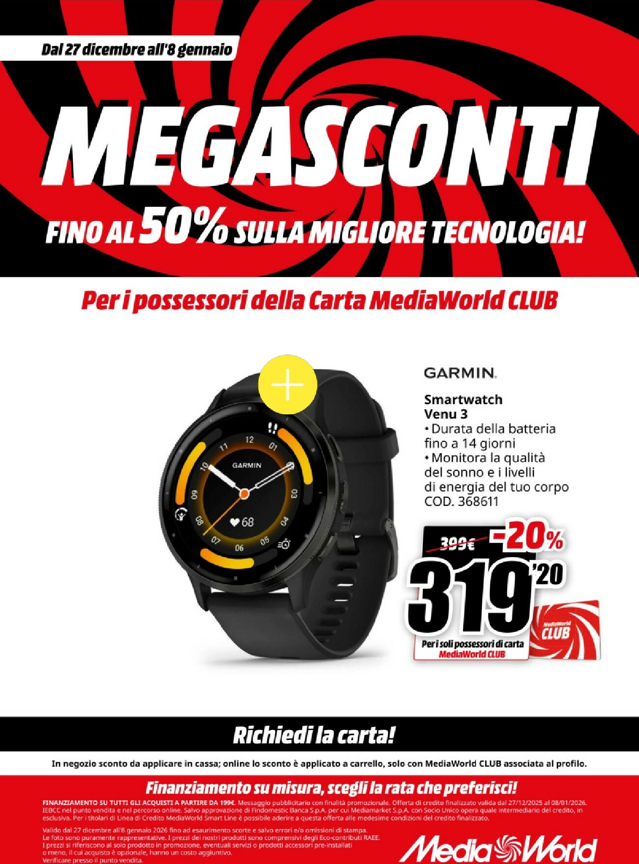 mediaworld - Volantino Mediaworld valido dal 27/12 al 08/01 - page: 11