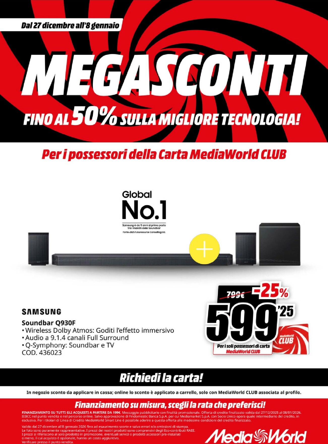 mediaworld - Volantino Mediaworld valido dal 27/12 al 08/01 - page: 40