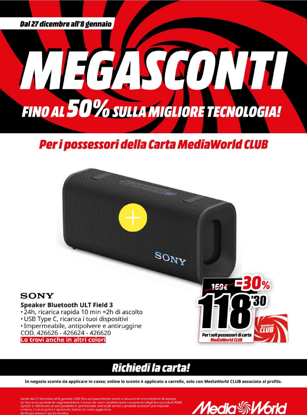 mediaworld - Volantino Mediaworld valido dal 27/12 al 08/01 - page: 29
