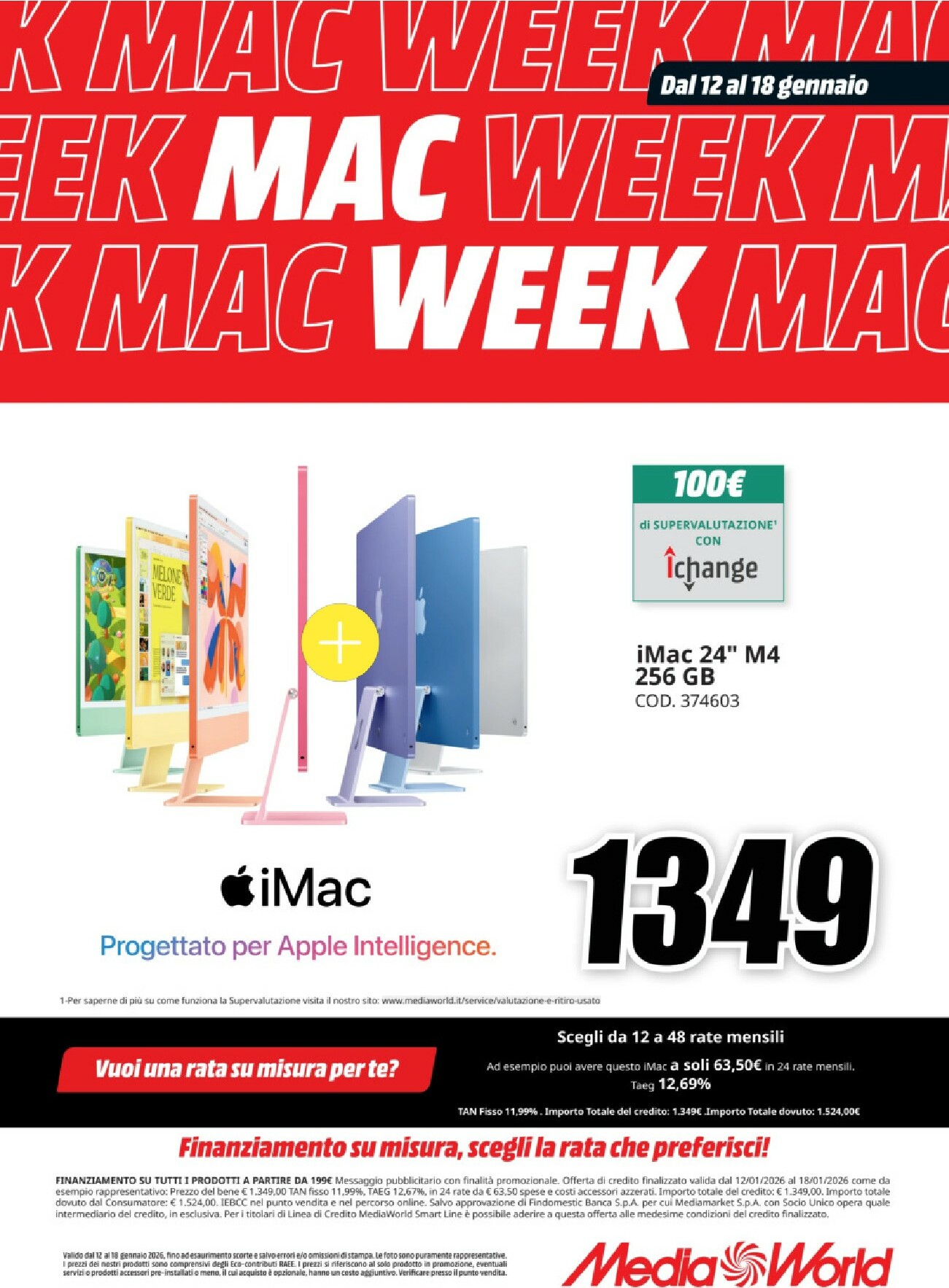 mediaworld - Volantino Mediaworld - Mac Week valido dal 12/01 al 18/01 - page: 2