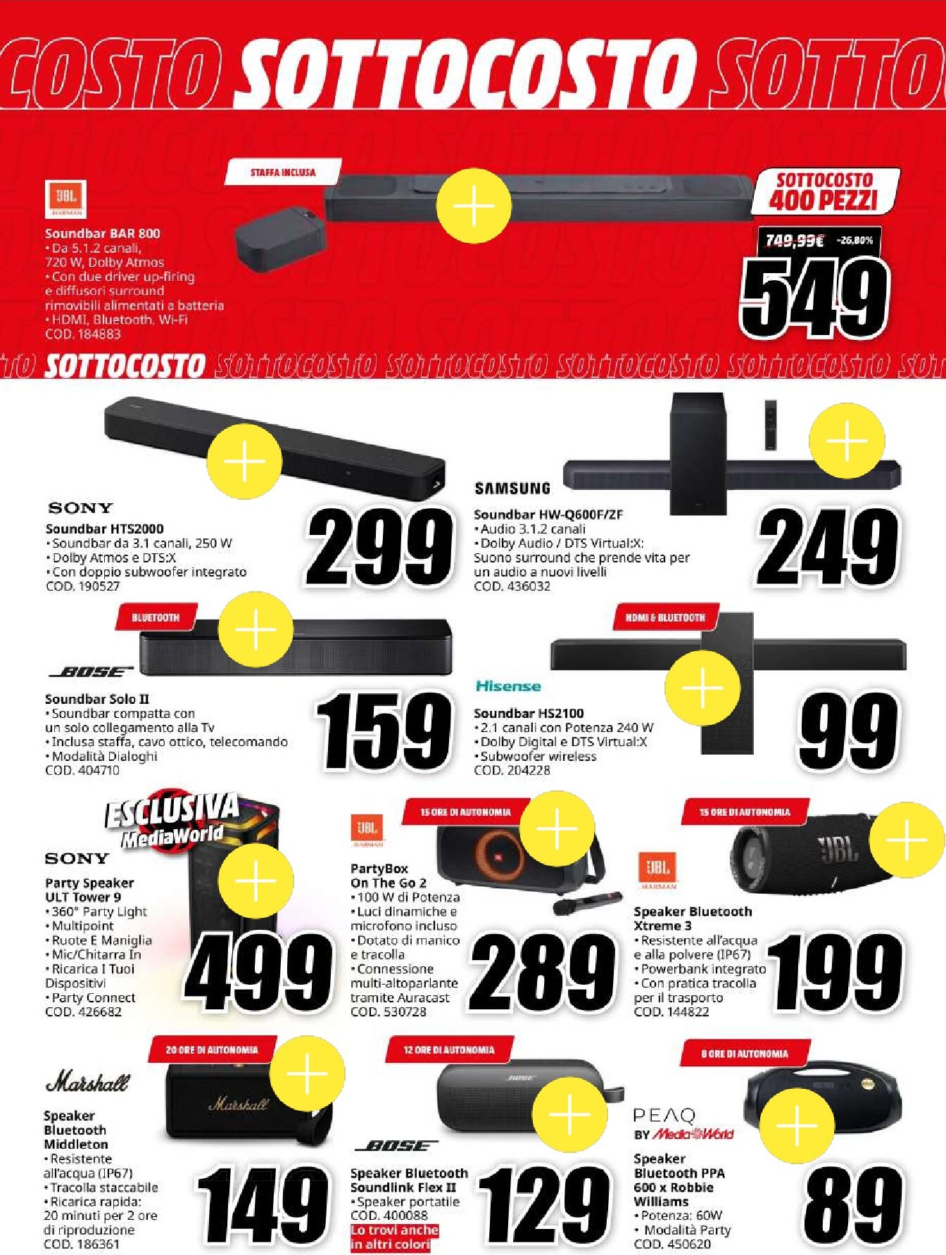 mediaworld - Volantino Mediaworld - Sottocosto valido dal 06/03/2026 al 15/03/2026 - page: 18