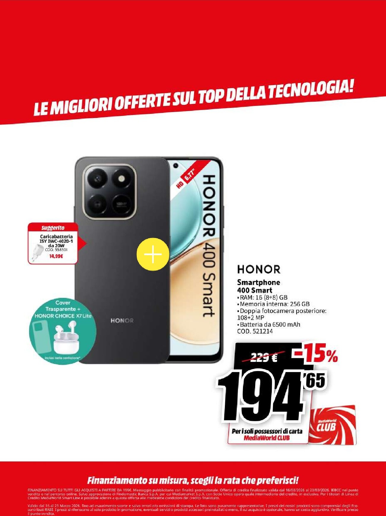 mediaworld - Volantino Mediaworld - Mega Sconti valido dal 16/03/2026 al 23/03/2026 - page: 41