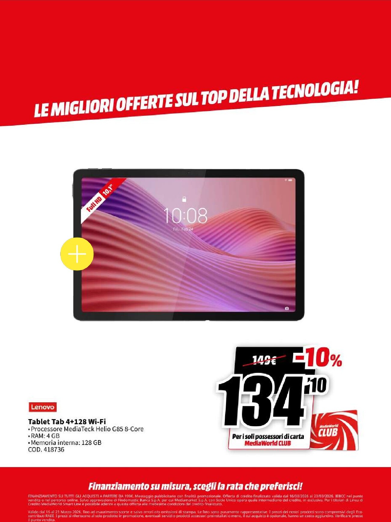 mediaworld - Volantino Mediaworld - Mega Sconti valido dal 16/03/2026 al 23/03/2026 - page: 20