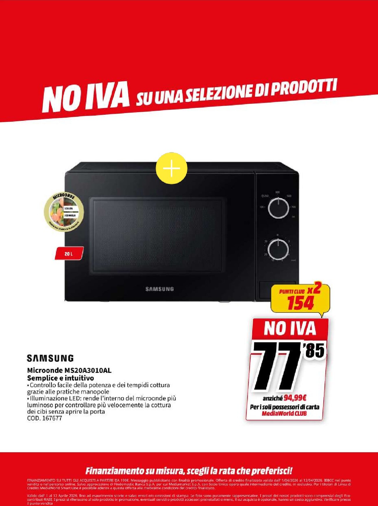 mediaworld - Volantino Mediaworld valido dal 01/04/2026 al 12/04/2026 - page: 44
