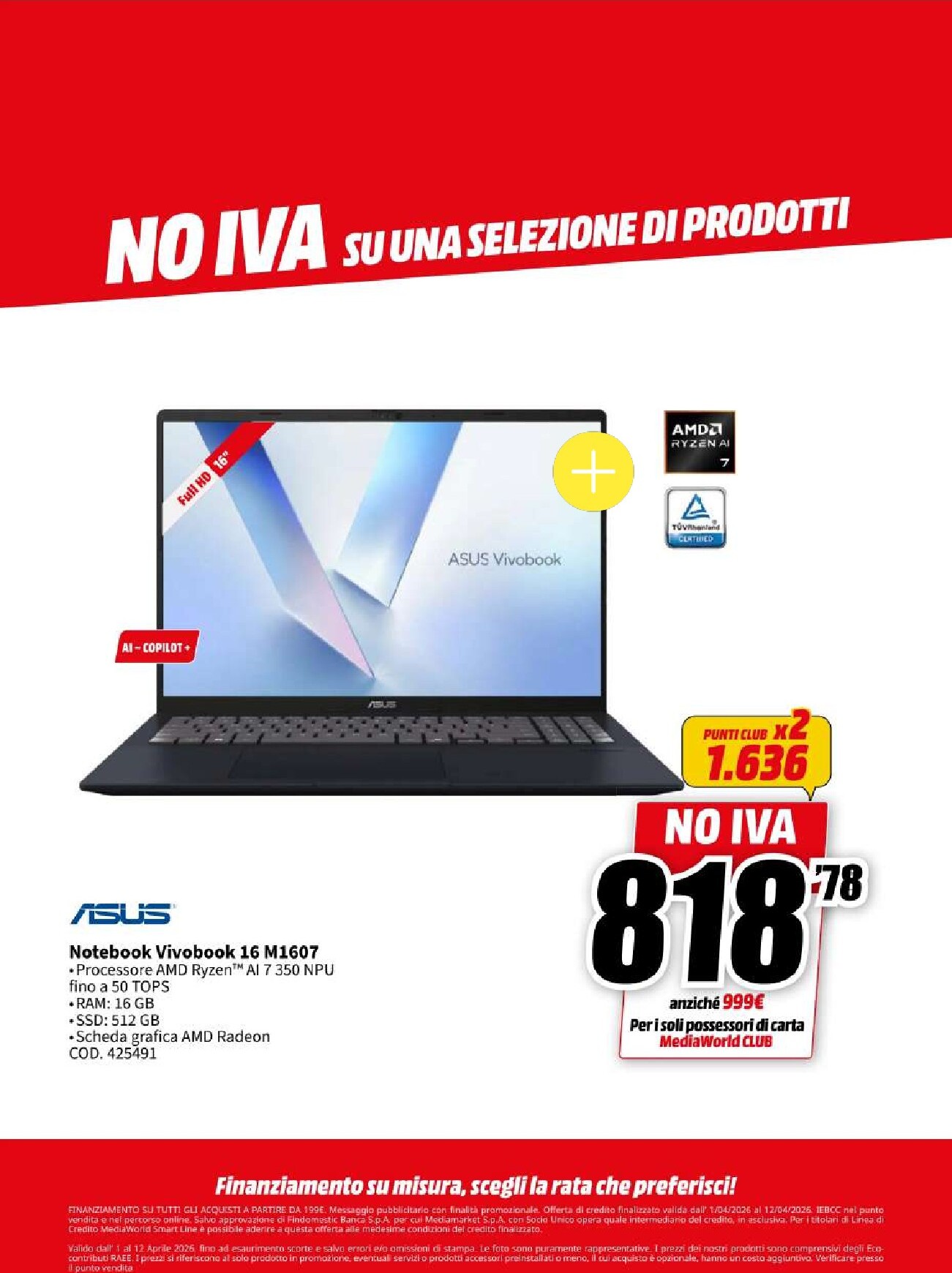 mediaworld - Volantino Mediaworld valido dal 01/04/2026 al 12/04/2026 - page: 14