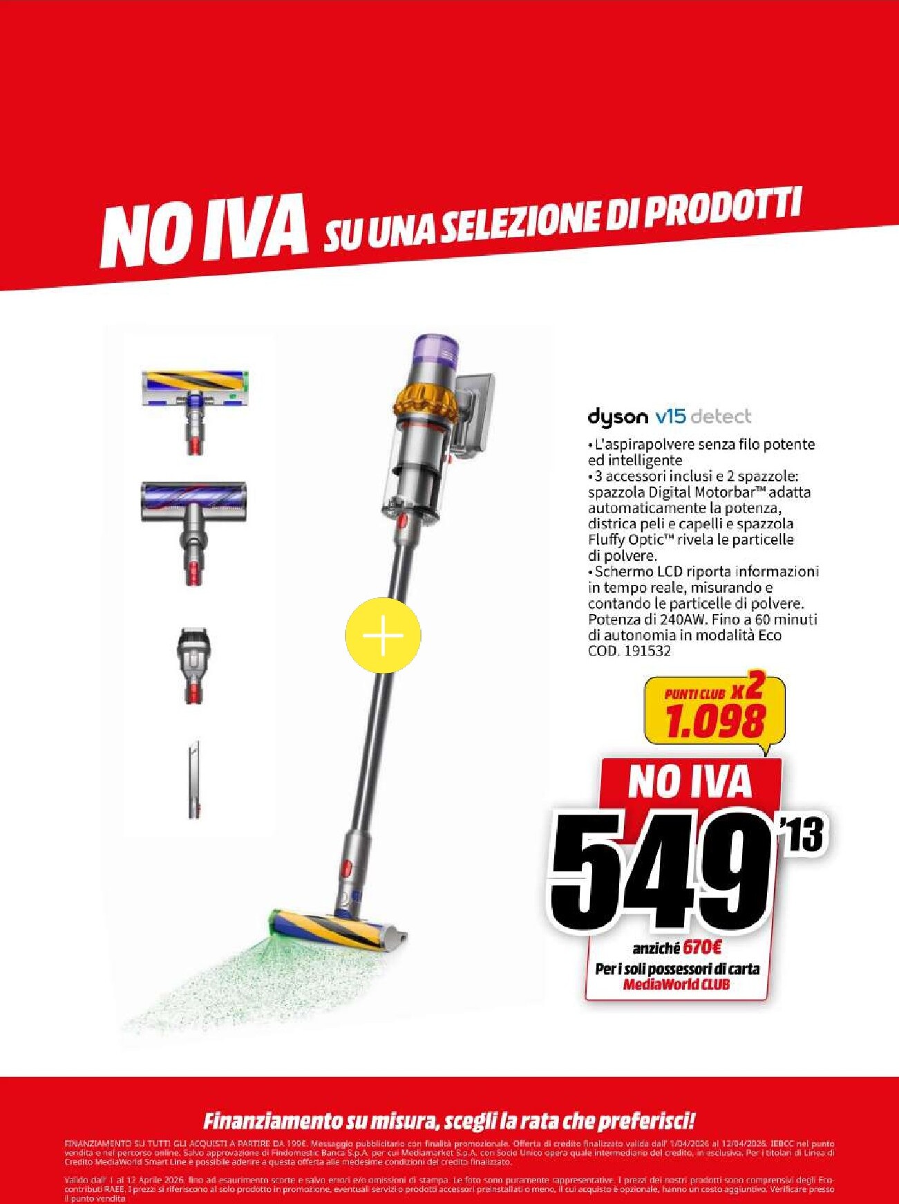 mediaworld - Volantino Mediaworld valido dal 01/04/2026 al 12/04/2026 - page: 54