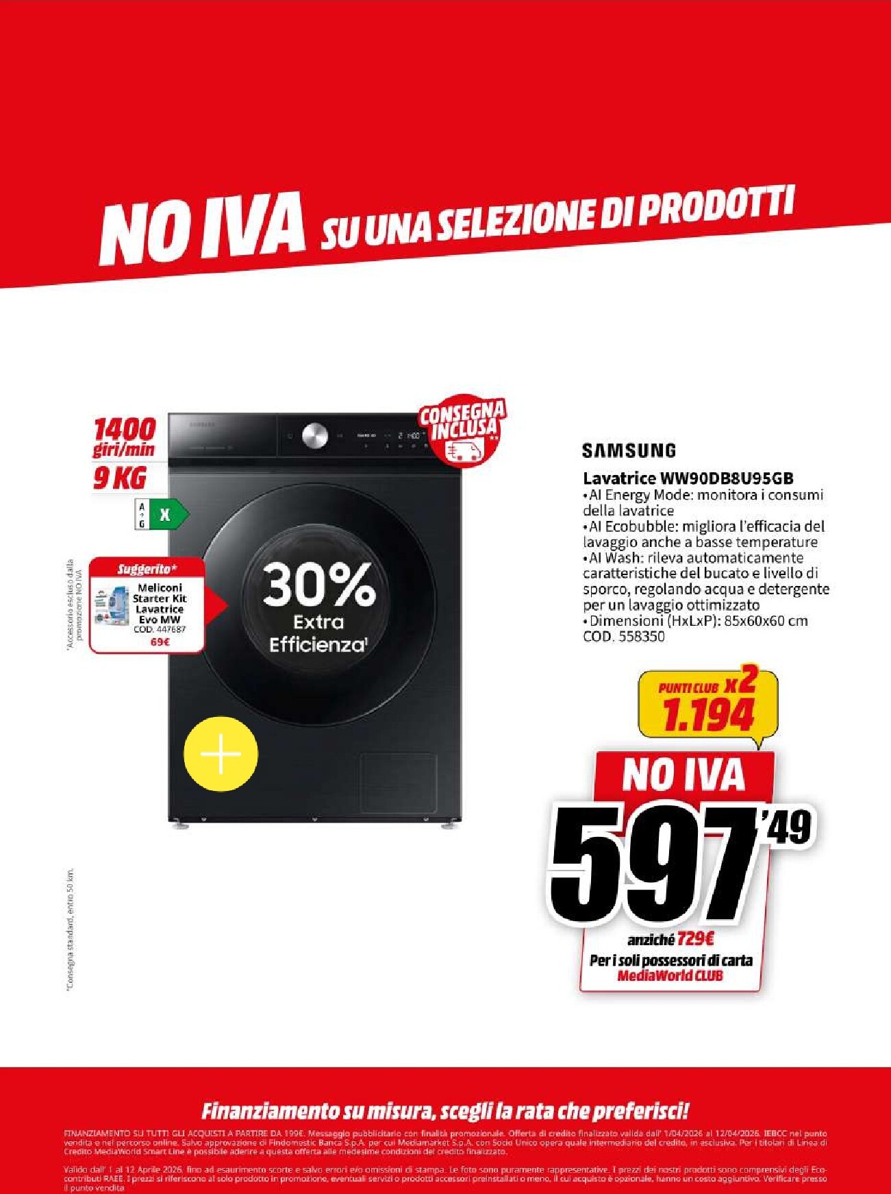 mediaworld - Volantino Mediaworld valido dal 01/04/2026 al 12/04/2026 - page: 38