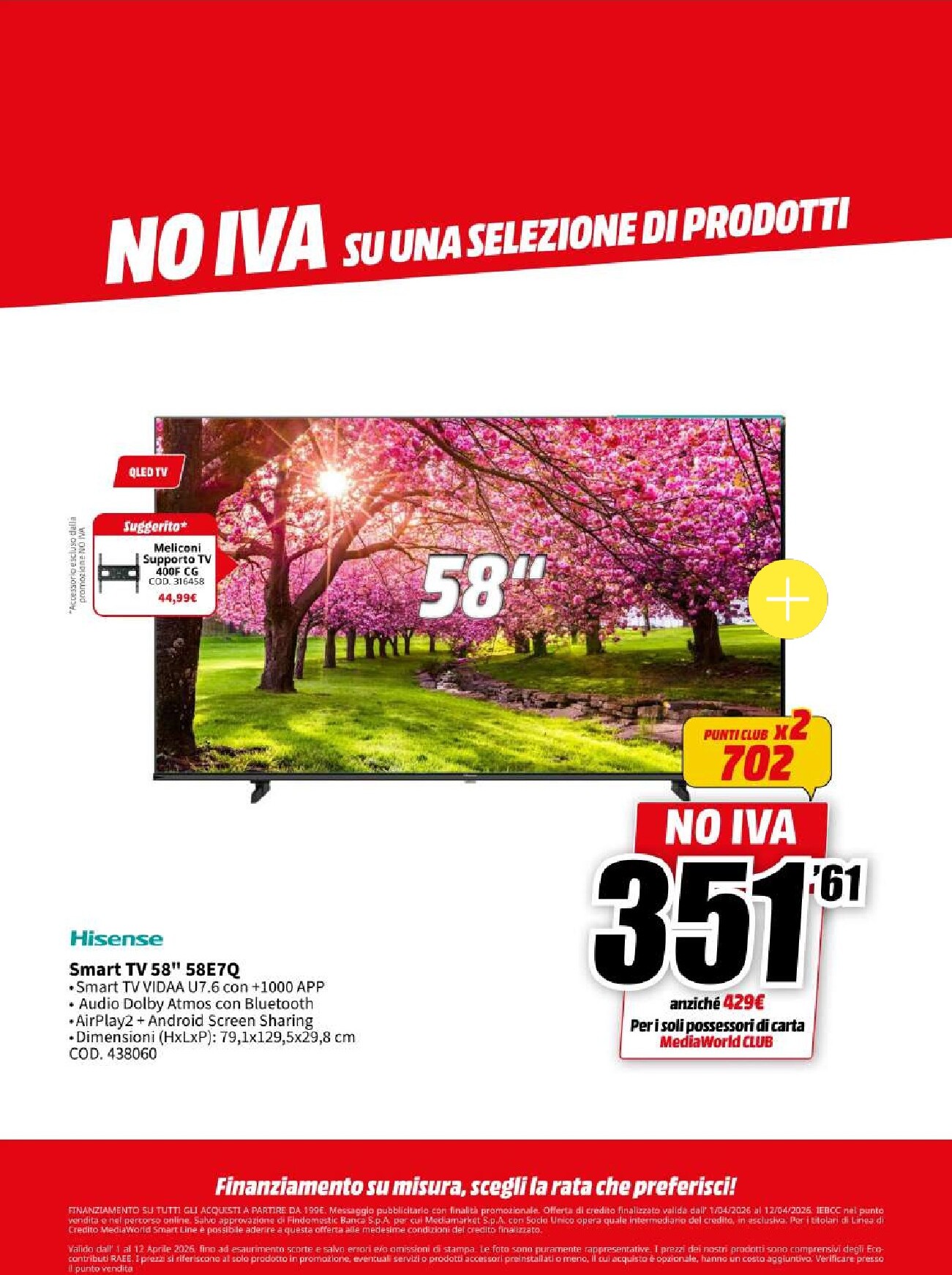 mediaworld - Volantino Mediaworld valido dal 01/04/2026 al 12/04/2026 - page: 4