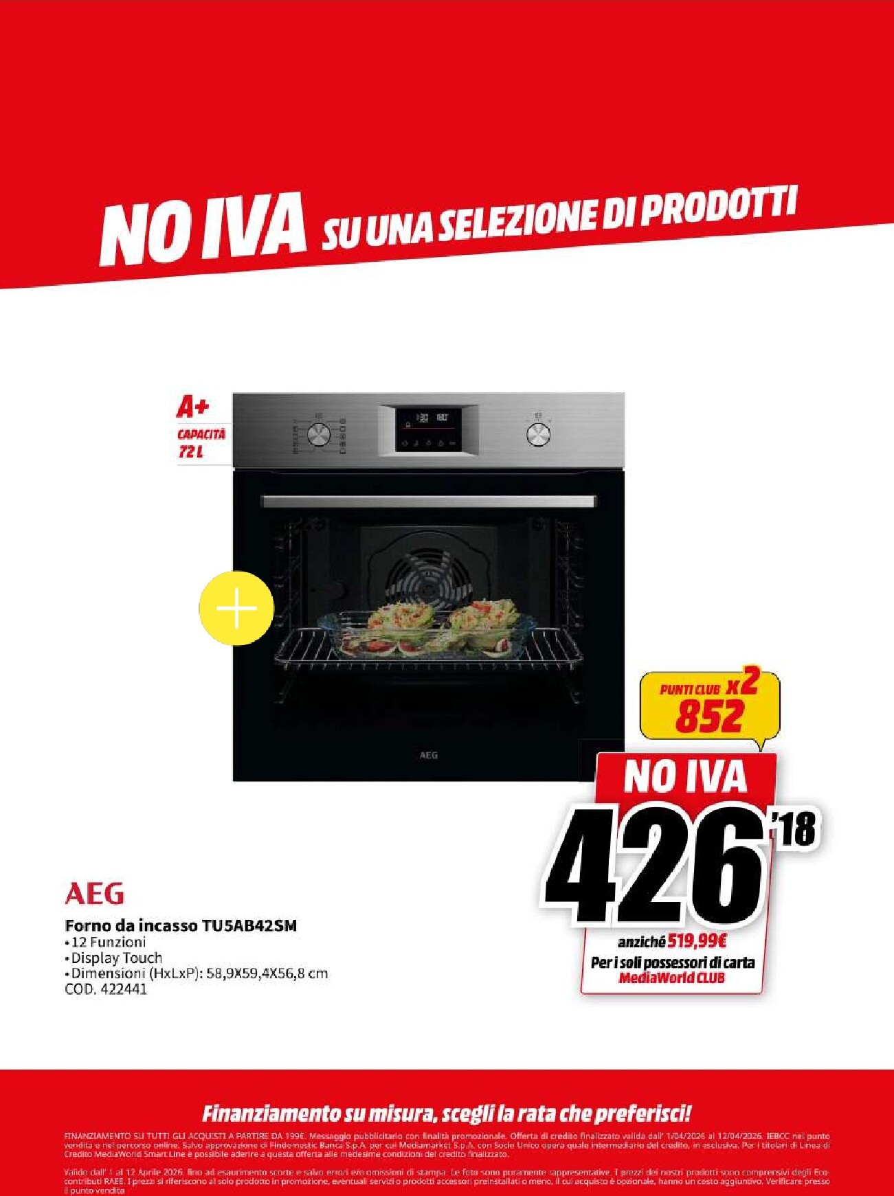 mediaworld - Volantino Mediaworld valido dal 01/04/2026 al 12/04/2026 - page: 41