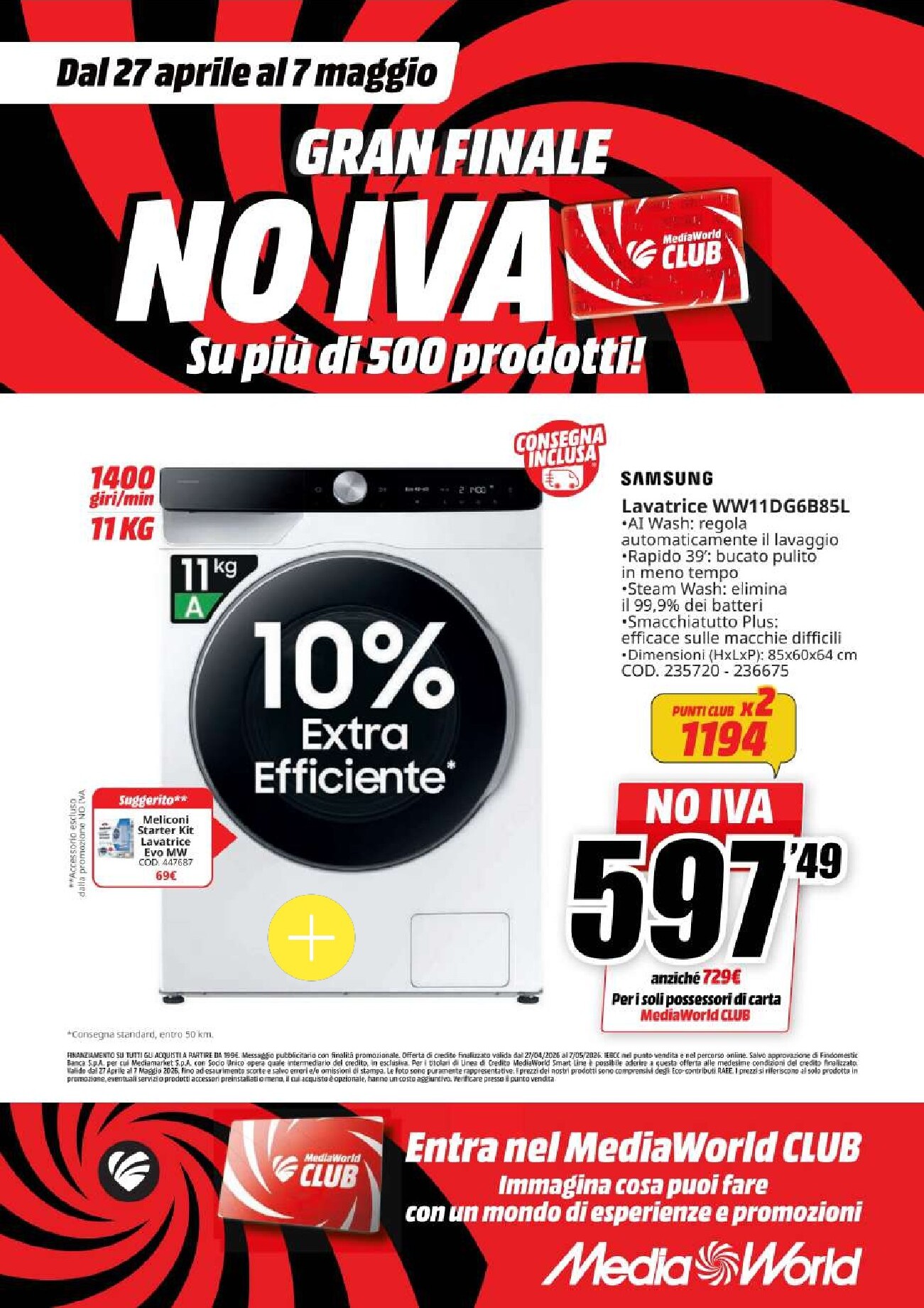 mediaworld - Volantino attuale di Mediaworld valido dal lunedì 27/04/2026 al giovedì 07/05/2026 - page: 19