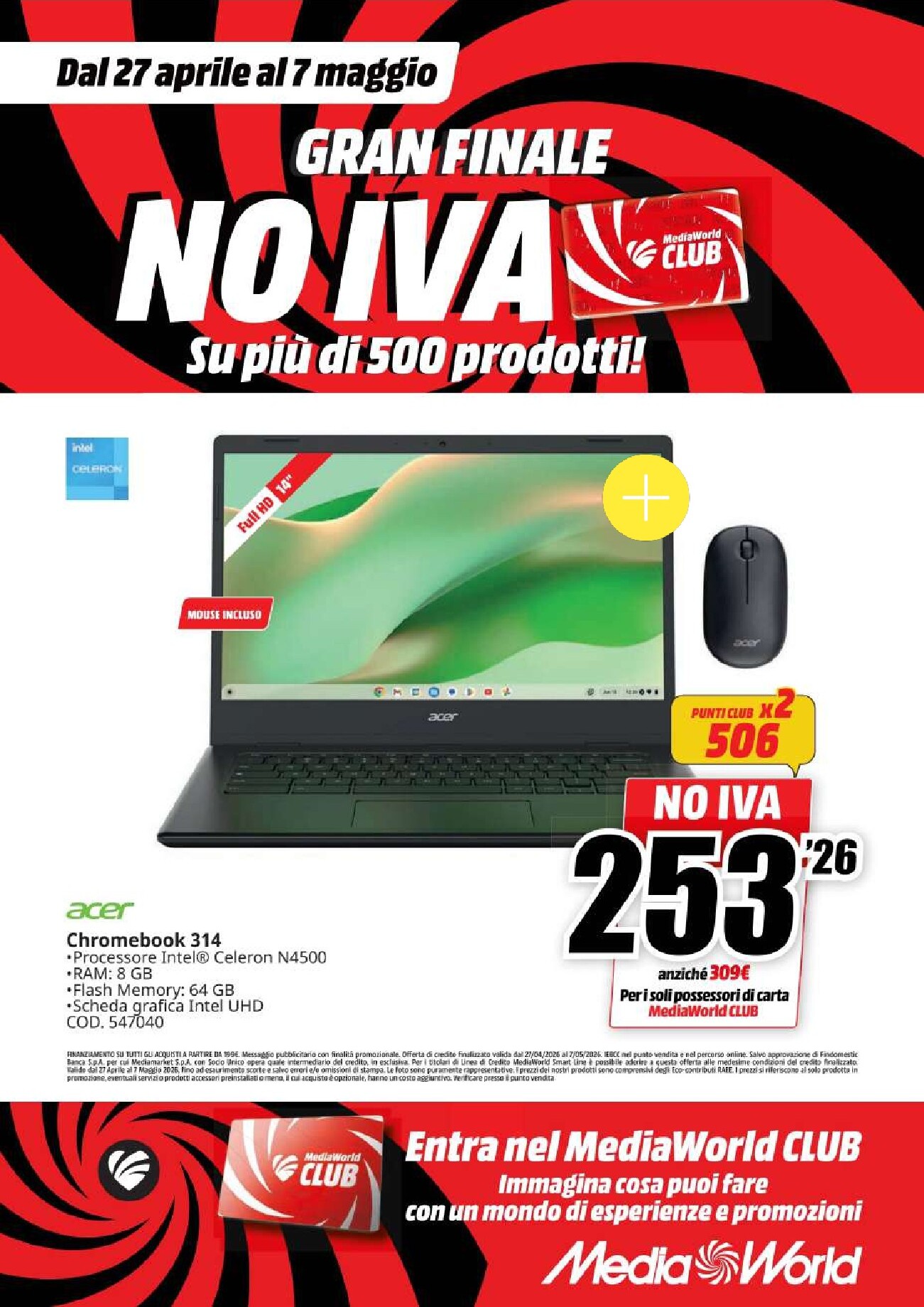 mediaworld - Volantino attuale di Mediaworld valido dal lunedì 27/04/2026 al giovedì 07/05/2026 - page: 53