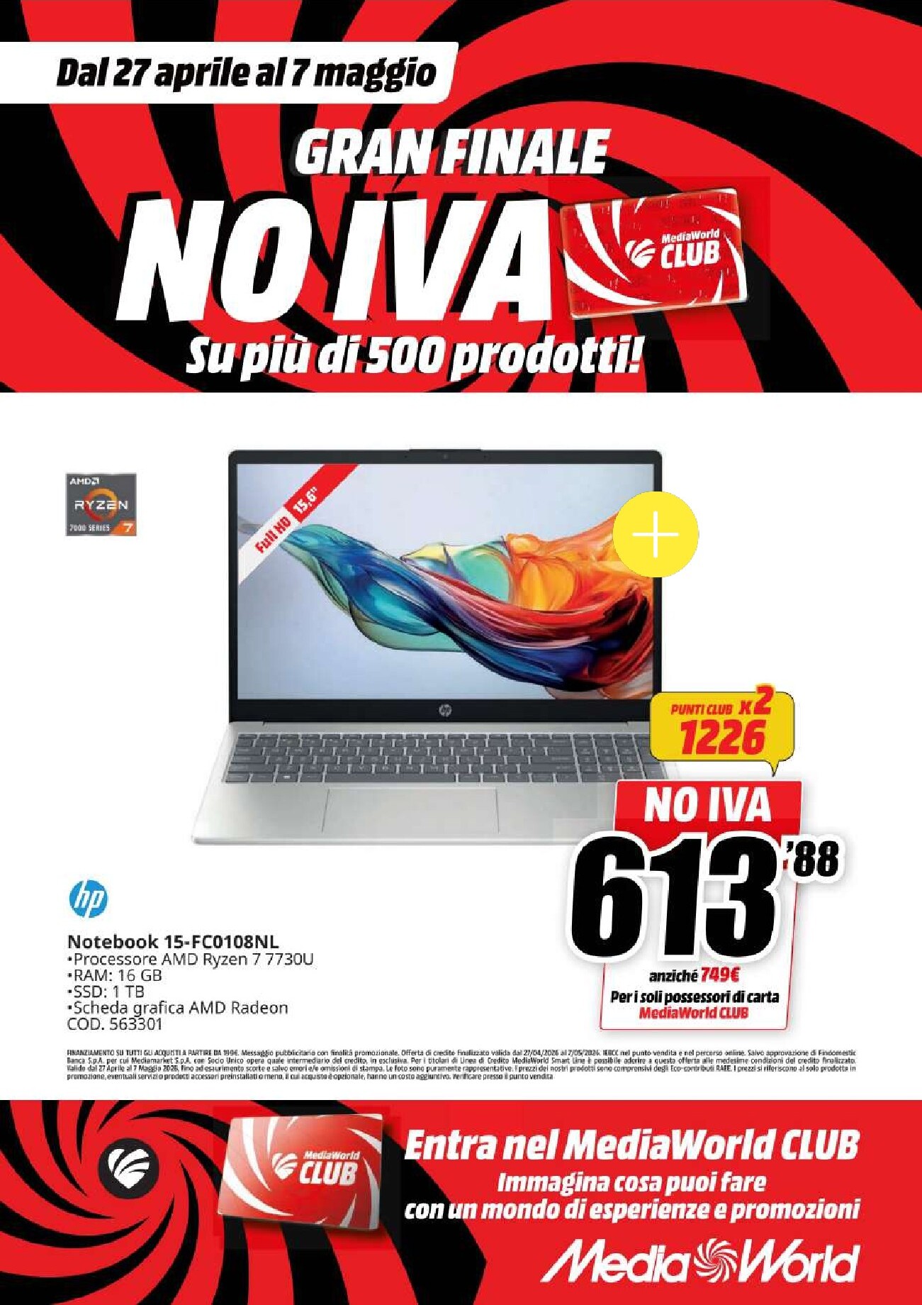 mediaworld - Volantino attuale di Mediaworld valido dal lunedì 27/04/2026 al giovedì 07/05/2026 - page: 39