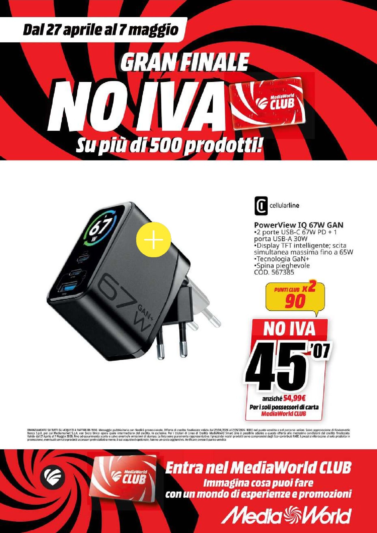 mediaworld - Volantino attuale di Mediaworld valido dal lunedì 27/04/2026 al giovedì 07/05/2026 - page: 36