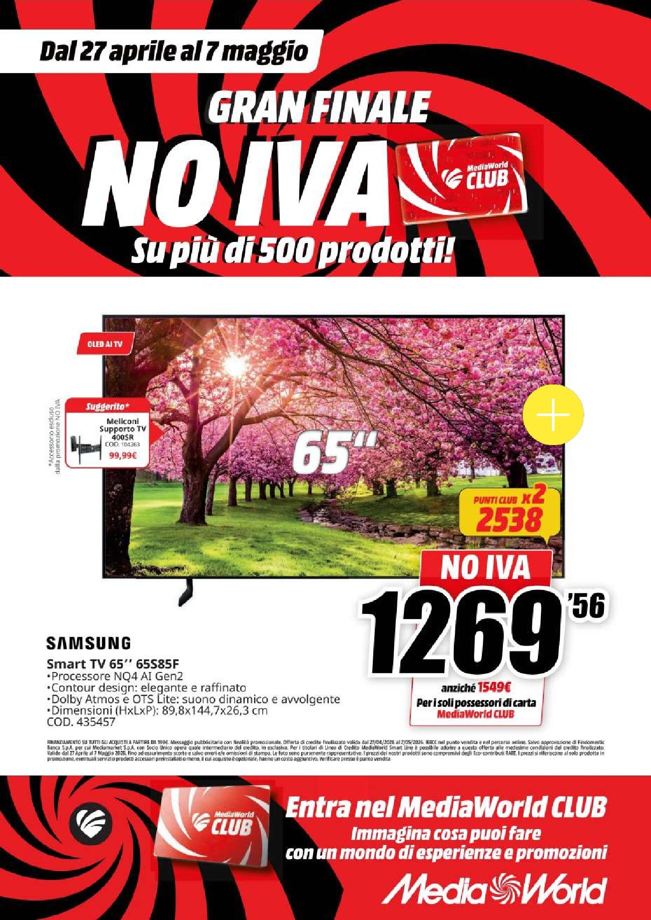 mediaworld - Volantino attuale di Mediaworld valido dal lunedì 27/04/2026 al giovedì 07/05/2026 - page: 3
