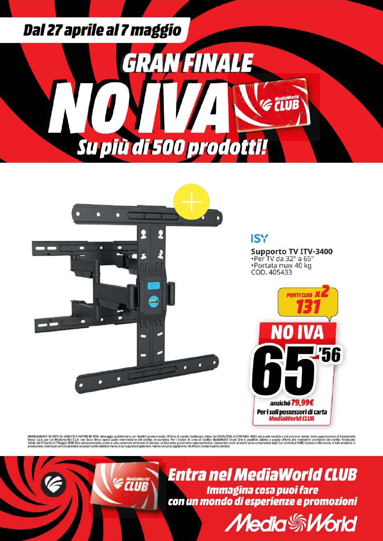 mediaworld - Volantino attuale di Mediaworld valido dal lunedì 27/04/2026 al giovedì 07/05/2026 - page: 54