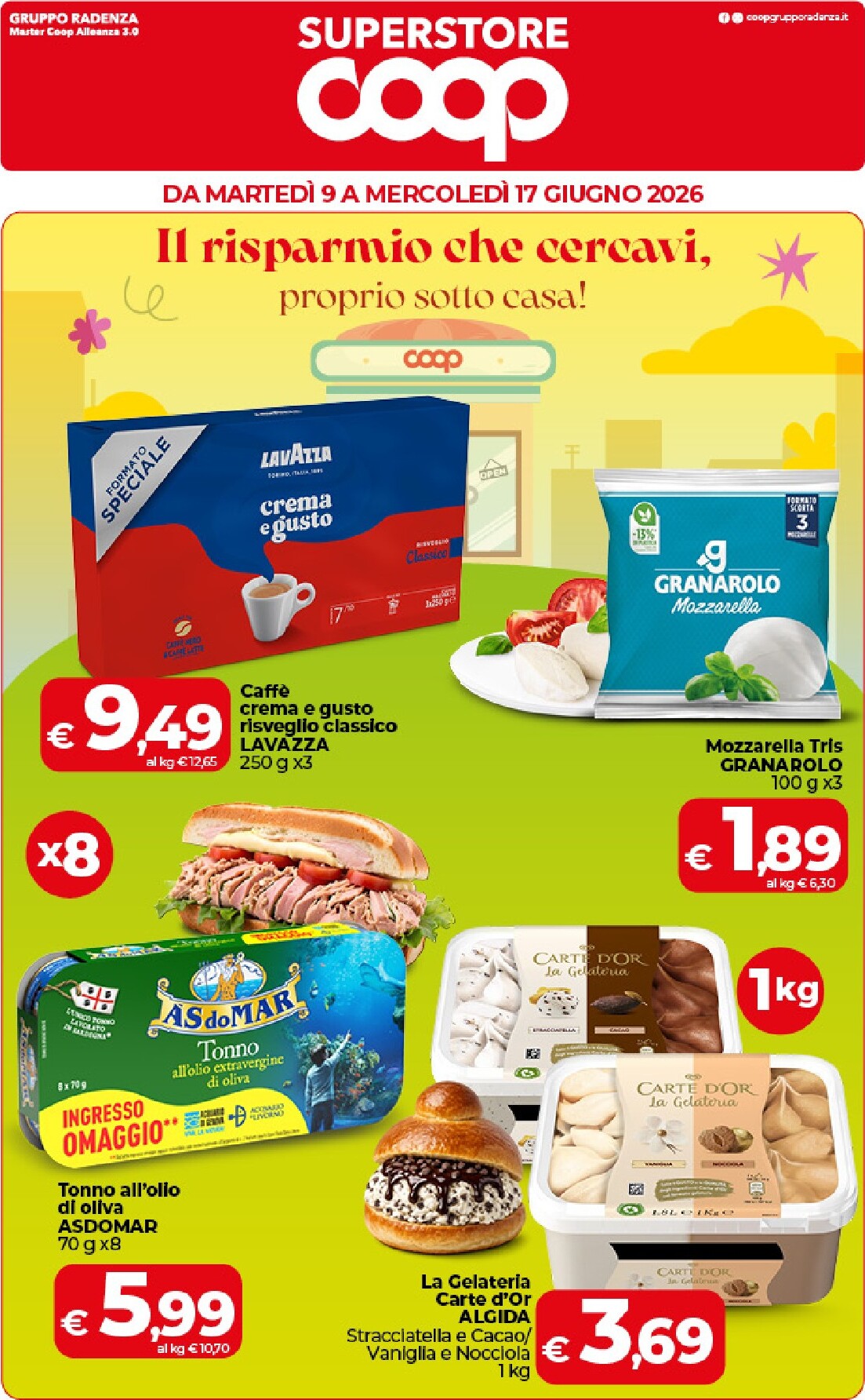 coop - Volantino attuale di Coop Superstore valido dal martedì 09/06/2026 al mercoledì 17/06/2026
