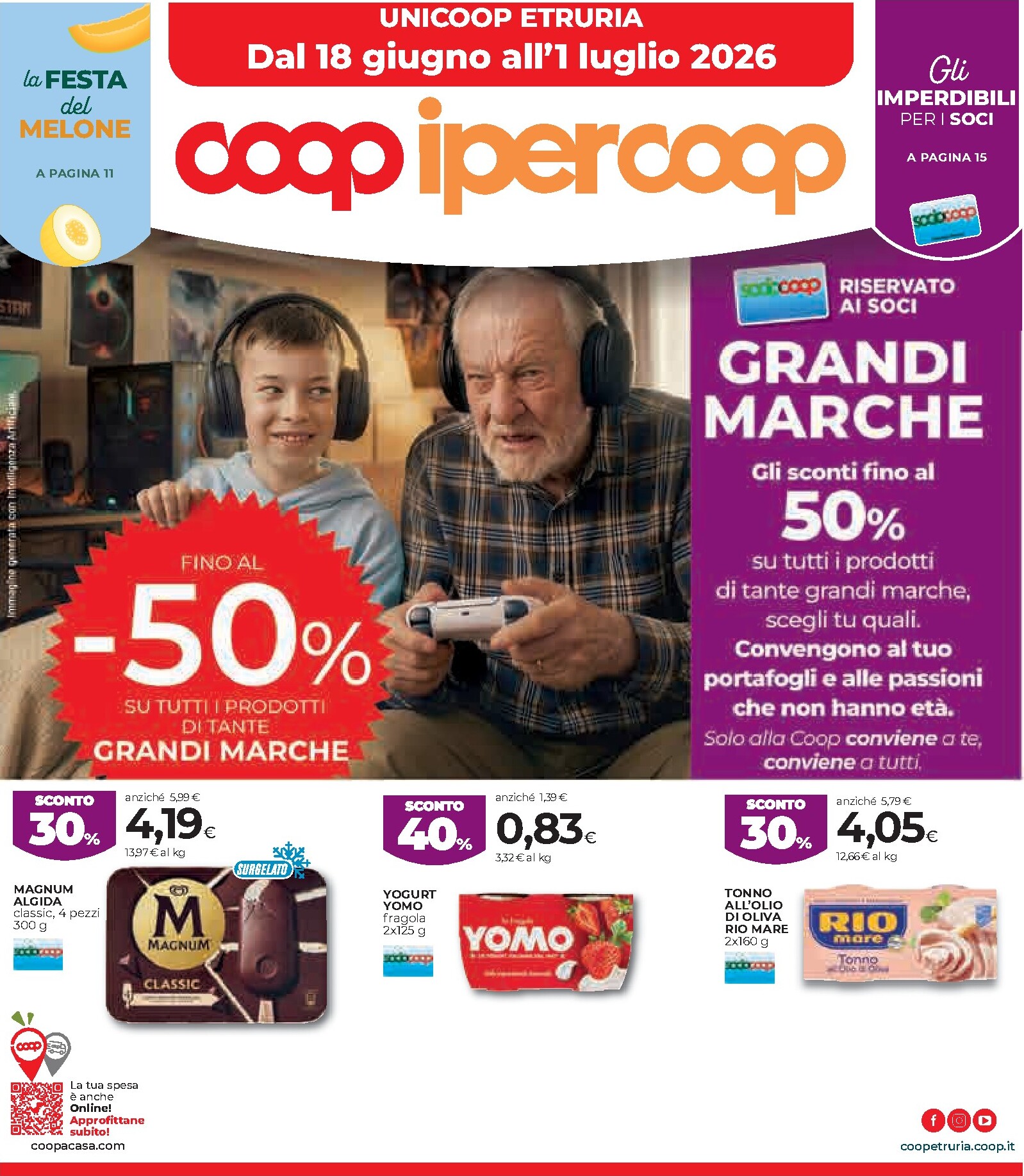 coop - Volantino attuale di Coop valido dal giovedì 18/06/2026 al mercoledì 01/07/2026 - page: 1