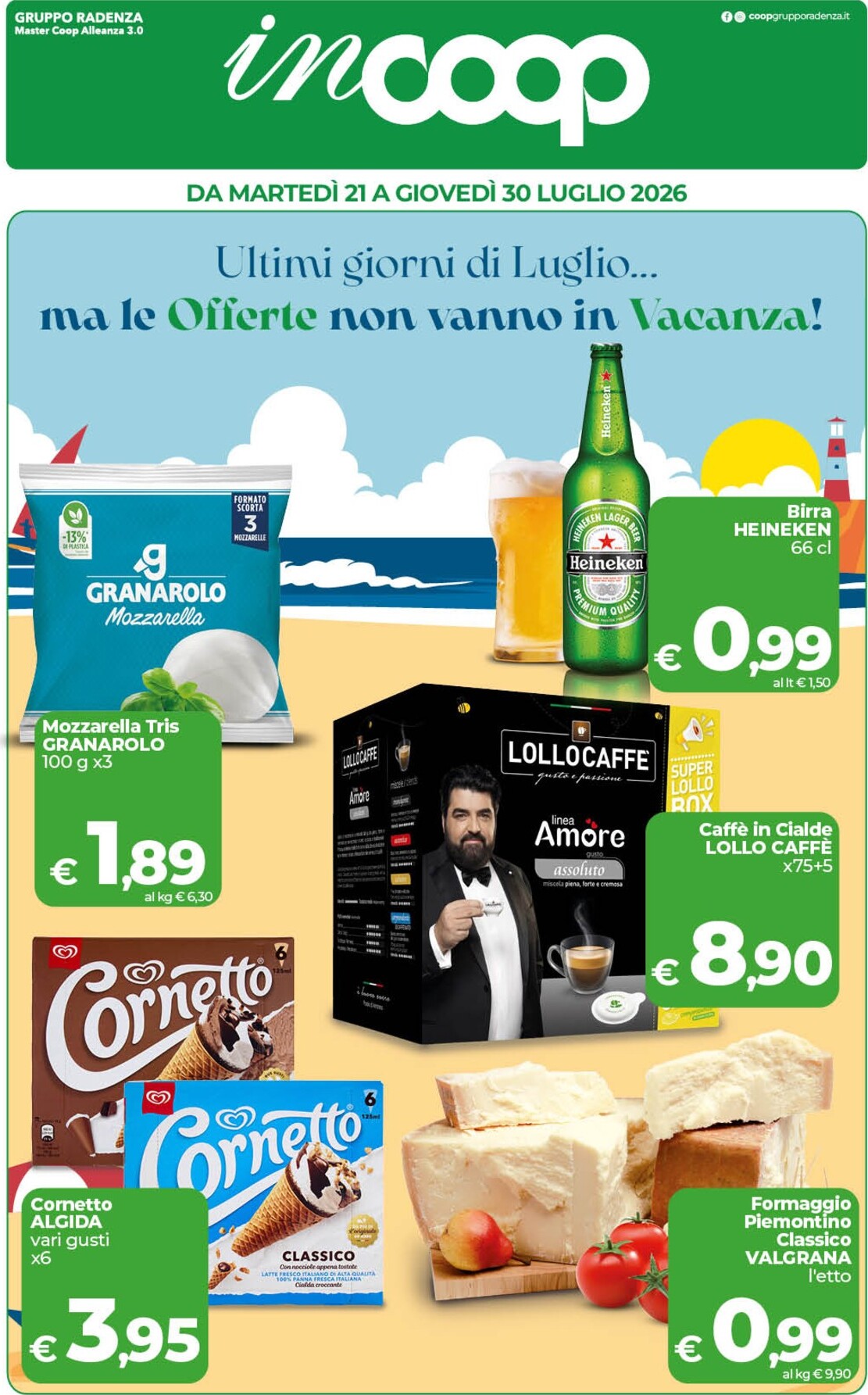 coop - Volantino attuale di inCoop valido dal martedì 21/07/2026 al giovedì 30/07/2026
