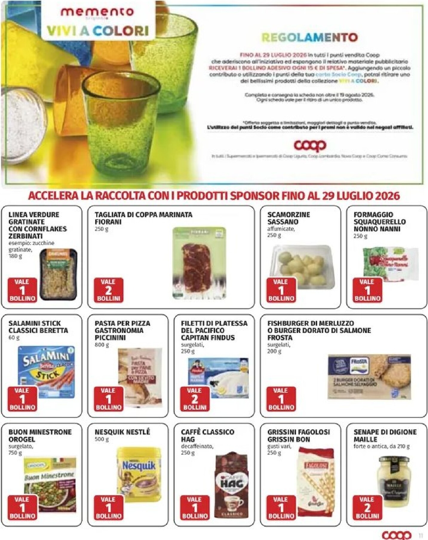 coop - Volantino attuale di Coop valido dal giovedì 23/07/2026 al mercoledì 05/08/2026 - page: 11