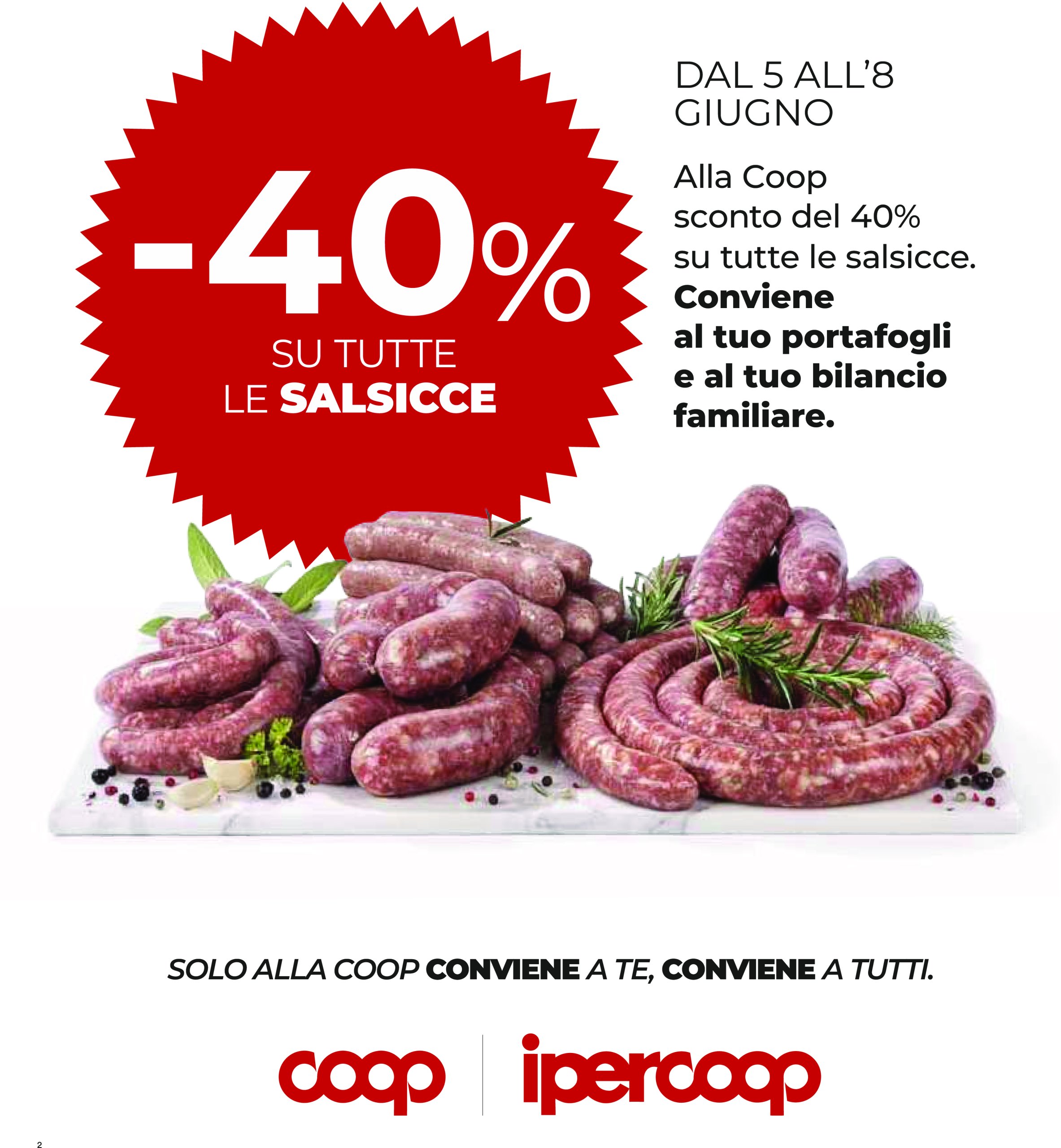 coop - Volantino Coop valido dal 29/05 al 11/06 - page: 2