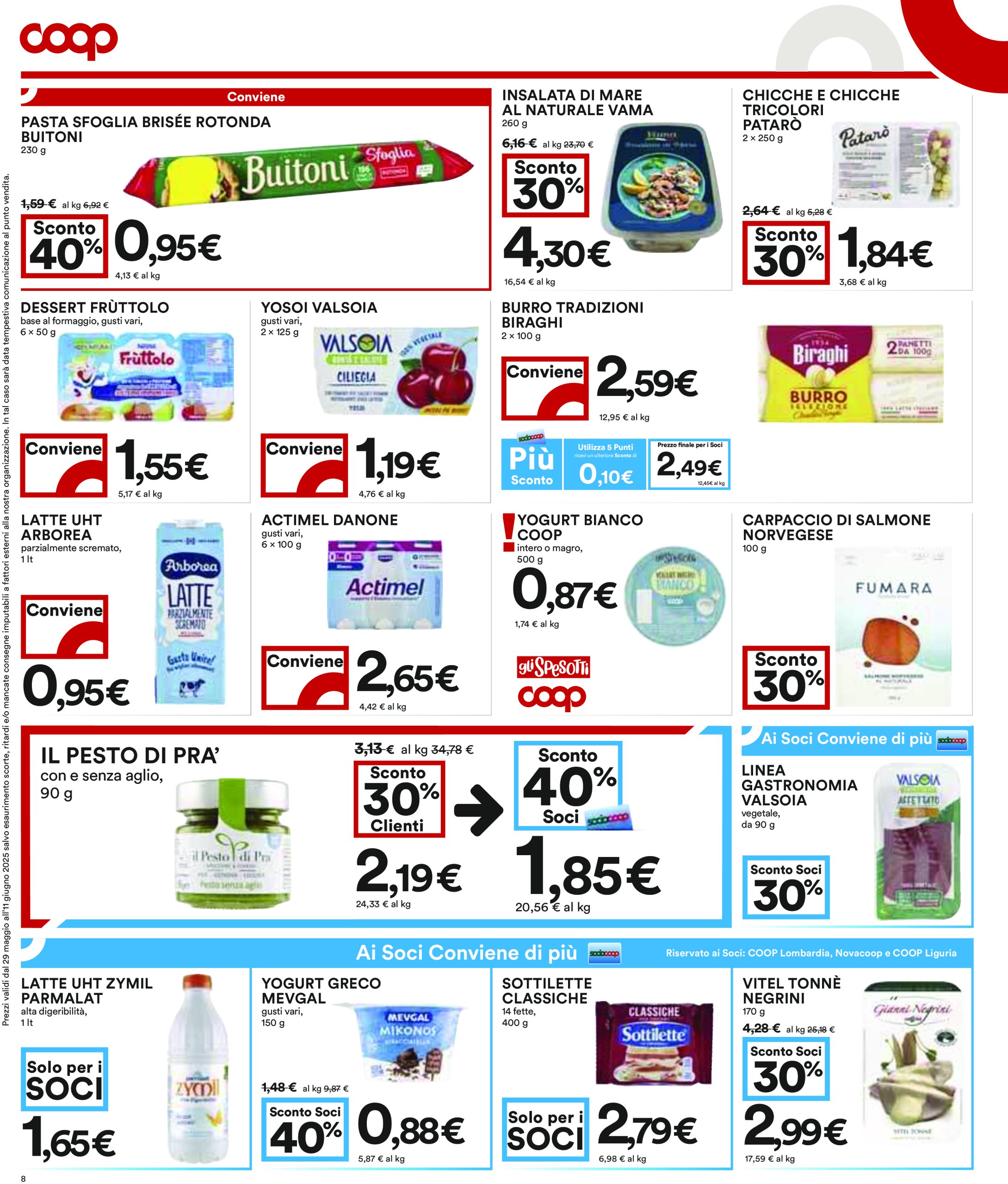 coop - Volantino Coop valido dal 29/05 al 11/06 - page: 8