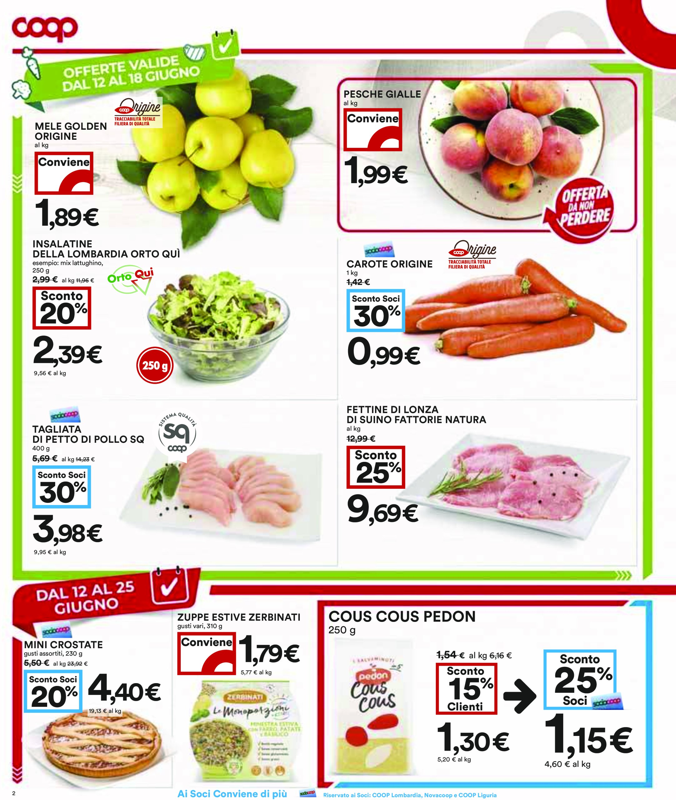 coop - Volantino Coop valido dal 12/06 al 25/06 - page: 2