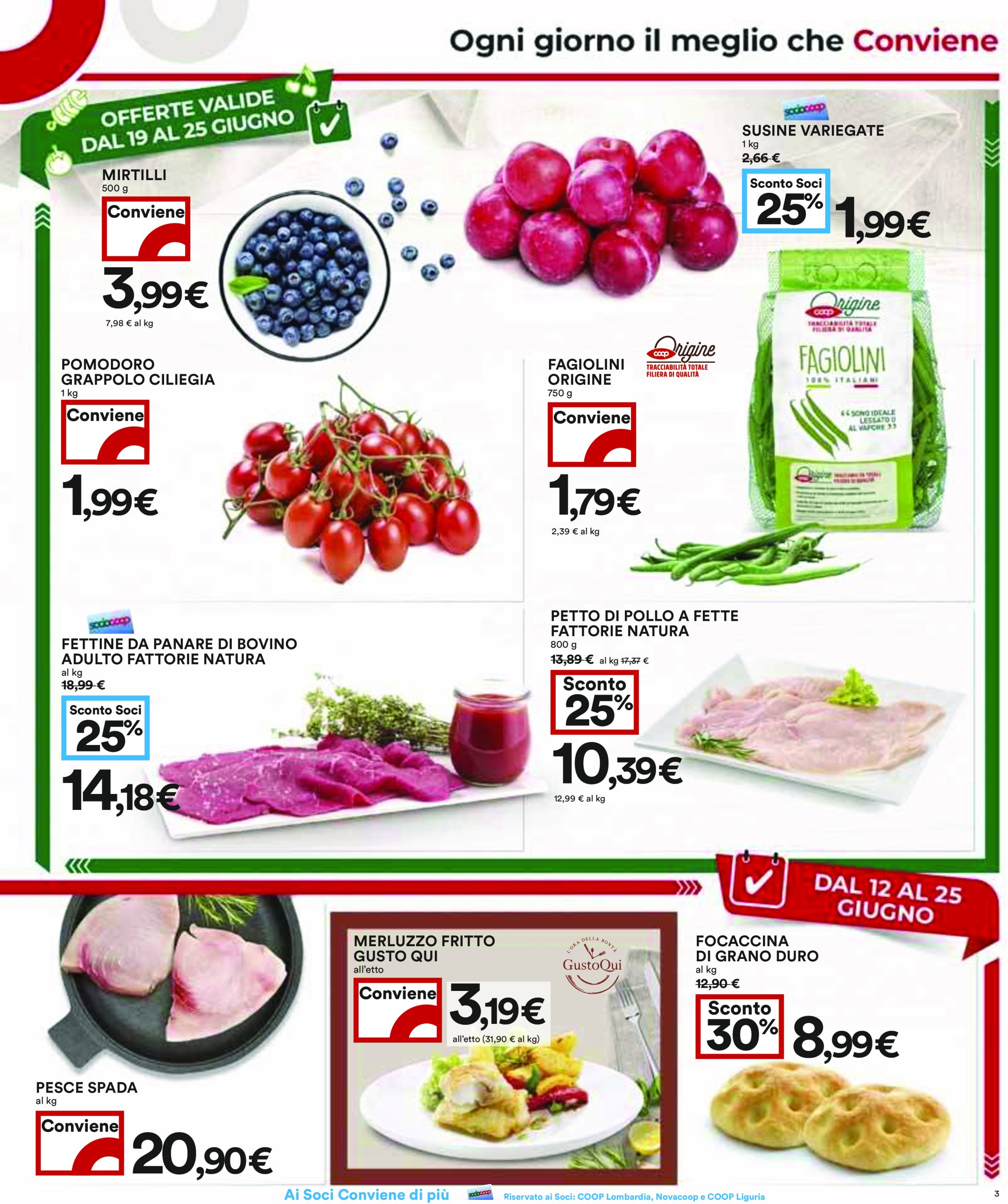 coop - Volantino Coop valido dal 12/06 al 25/06 - page: 3