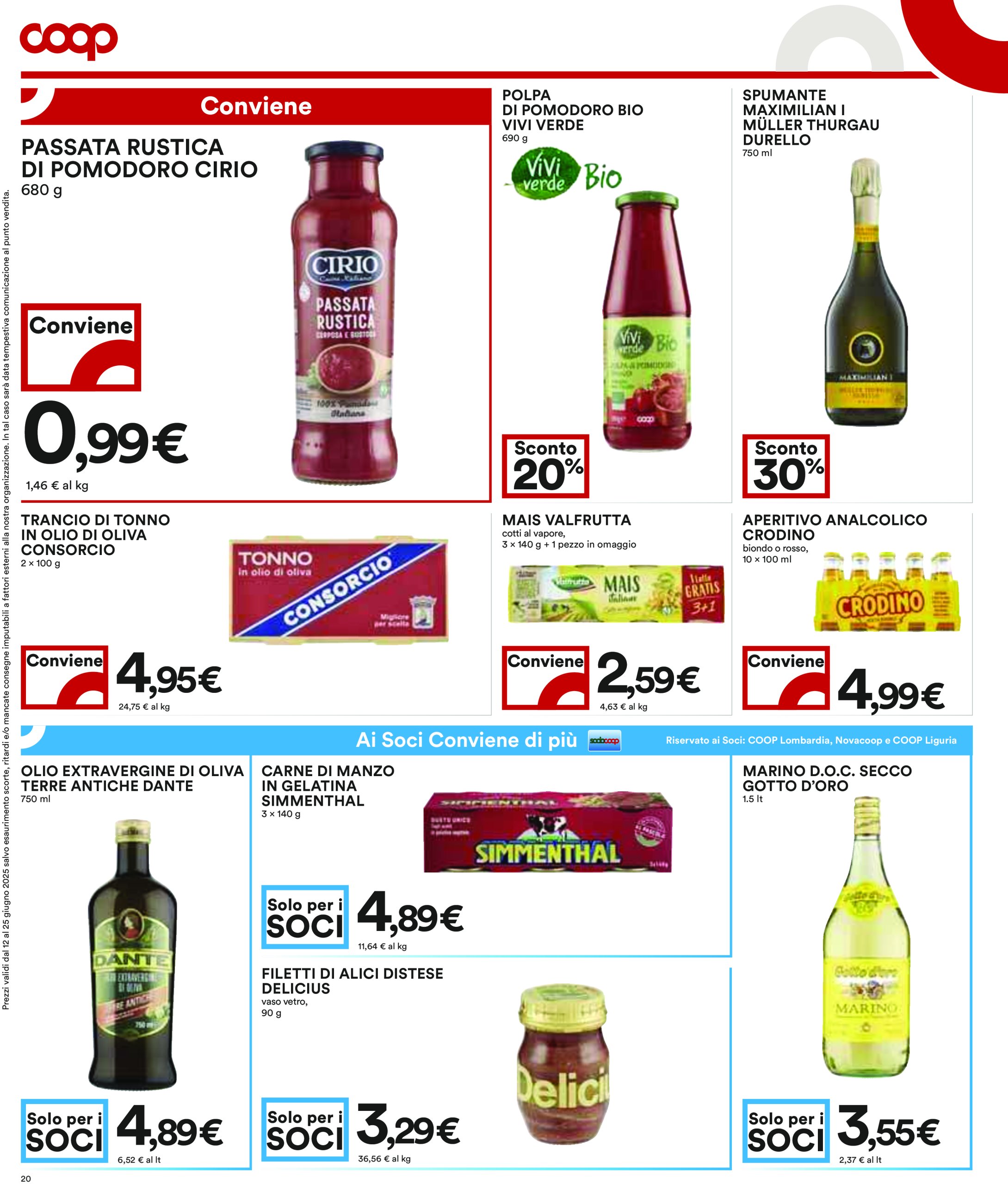 coop - Volantino Coop valido dal 12/06 al 25/06 - page: 20