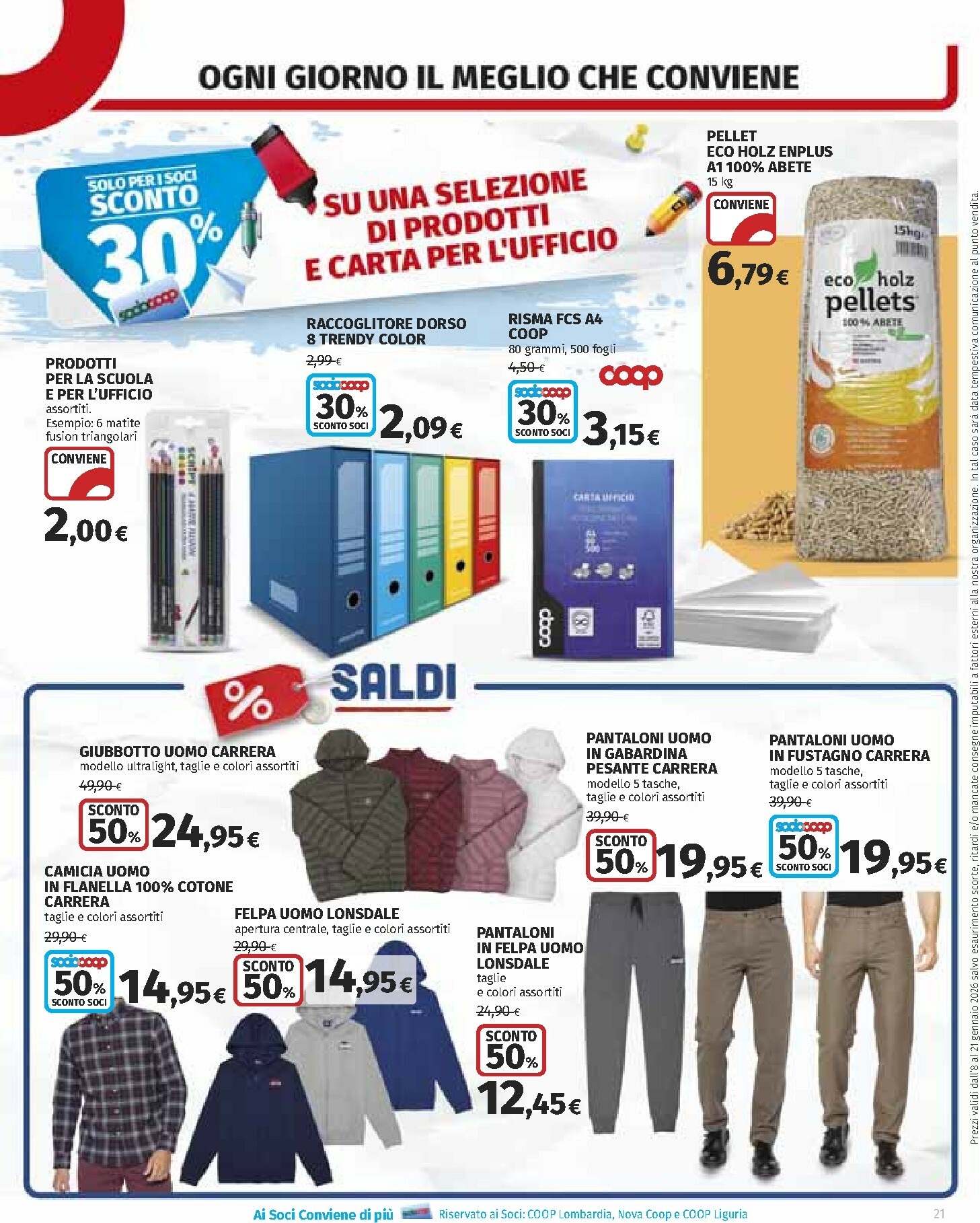 coop - Volantino Coop valido dal 08/01 al 21/01 - page: 21