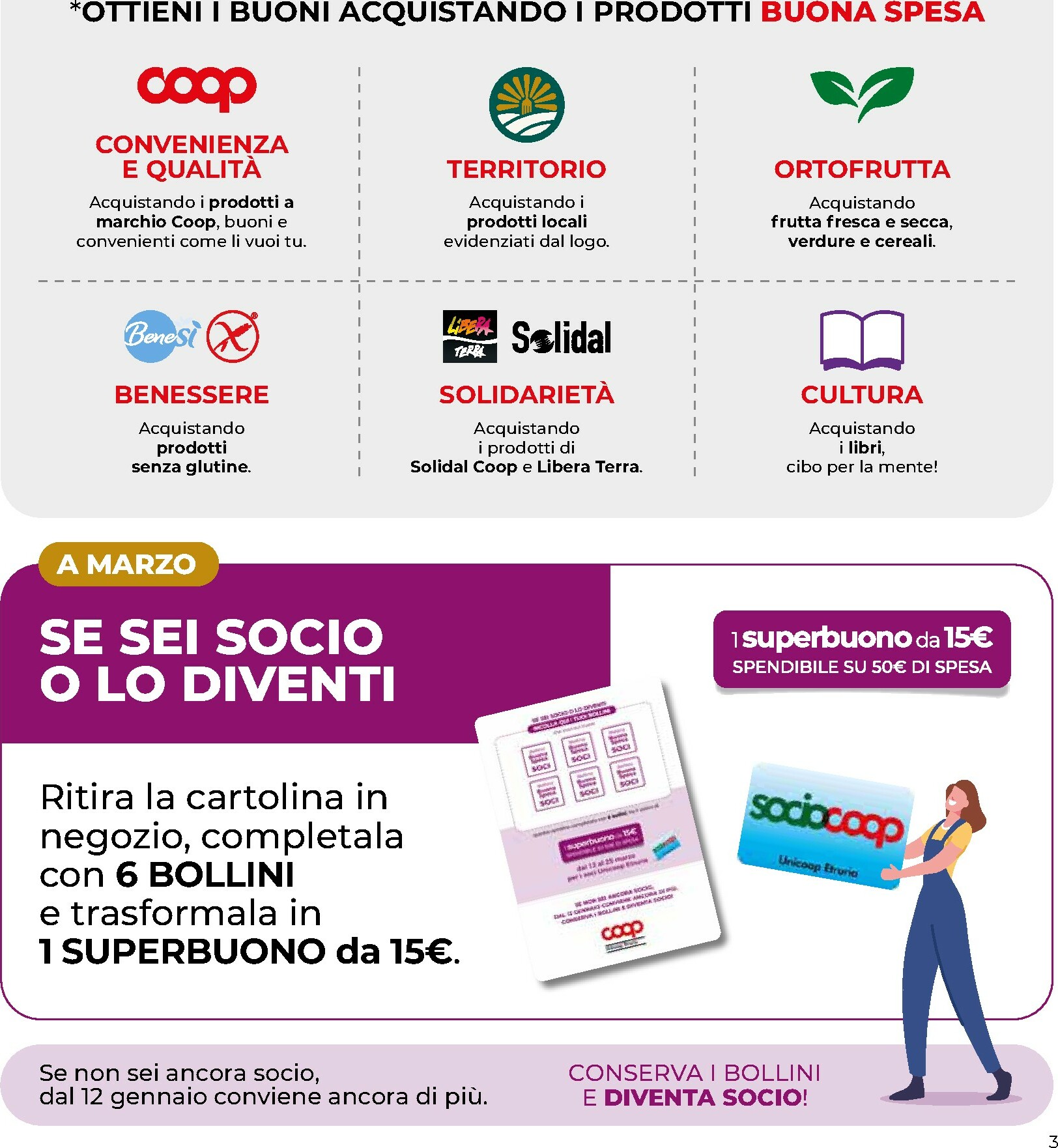 coop - Volantino Coop valido dal 15/01 al 28/01 - page: 3