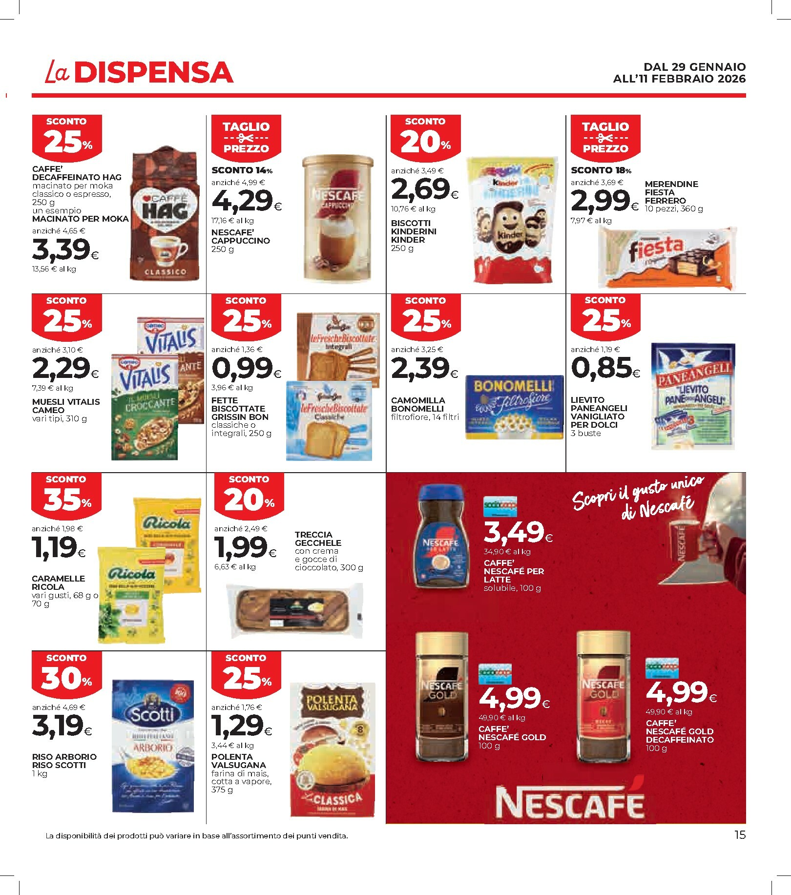 coop - Volantino Coop valido dal 29/01 al 11/02 - page: 15