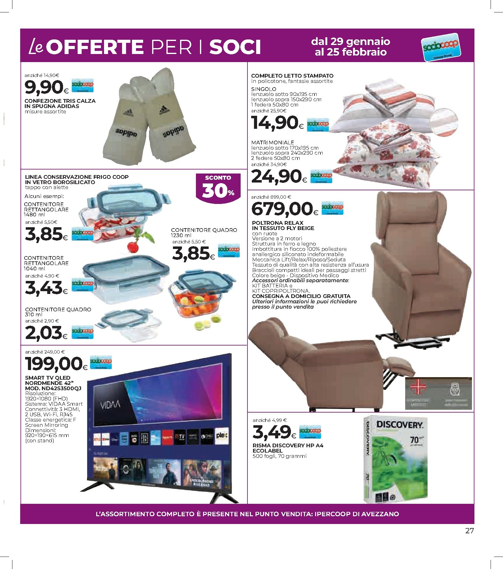 coop - Volantino Coop valido dal 29/01 al 11/02 - page: 27