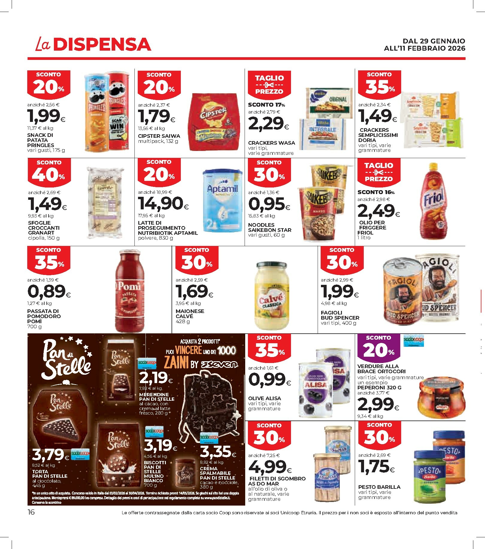 coop - Volantino Coop valido dal 29/01 al 11/02 - page: 16