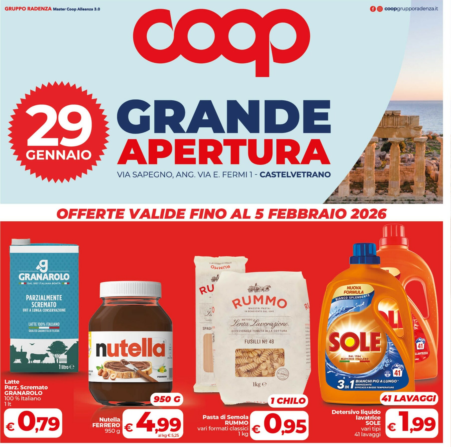 coop - Volantino Coop - Castelvetrano valido dal 29/01/2026 al 05/02/2026