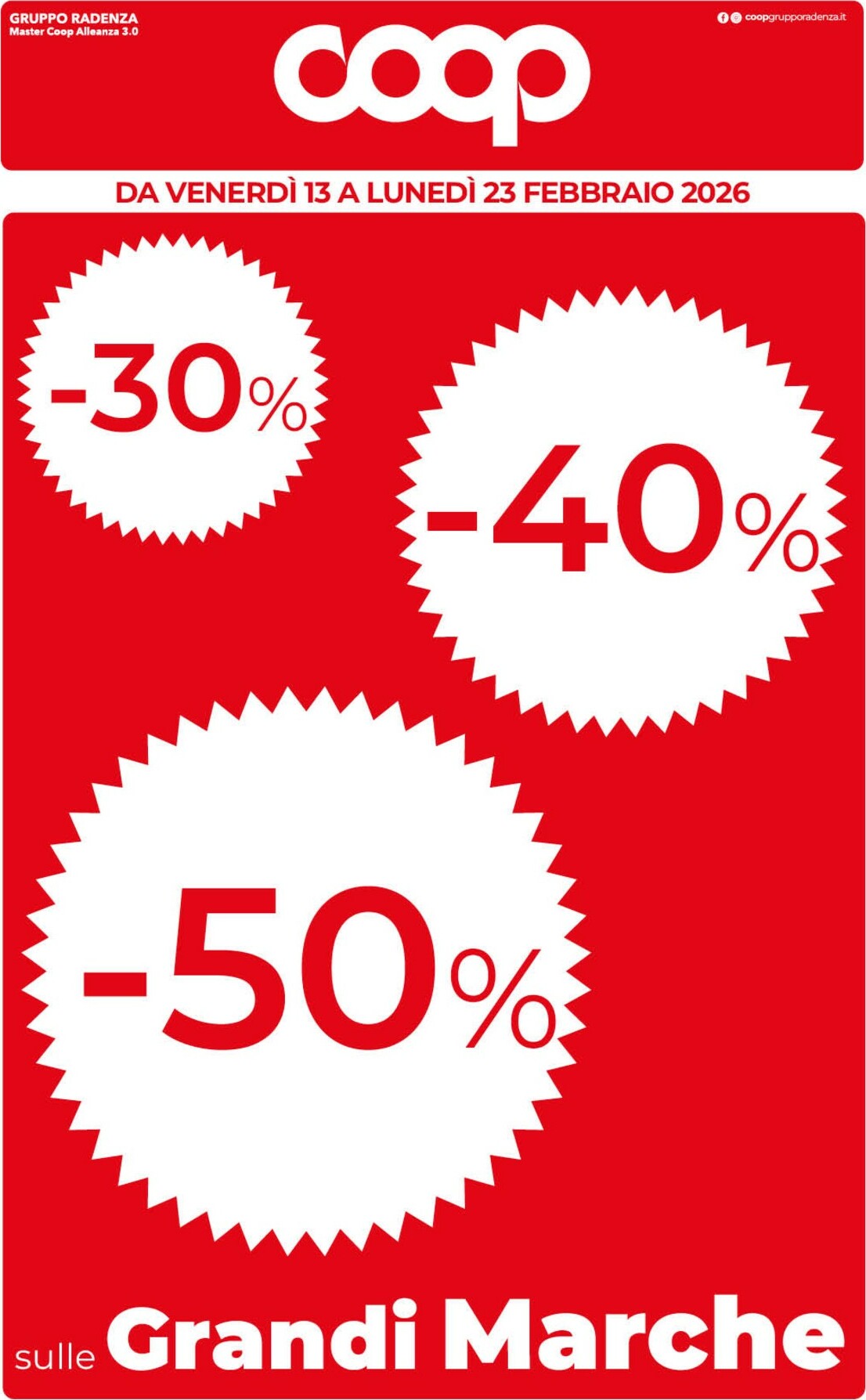 coop - Volantino Coop valido dal 13/02/2026 al 23/02/2026