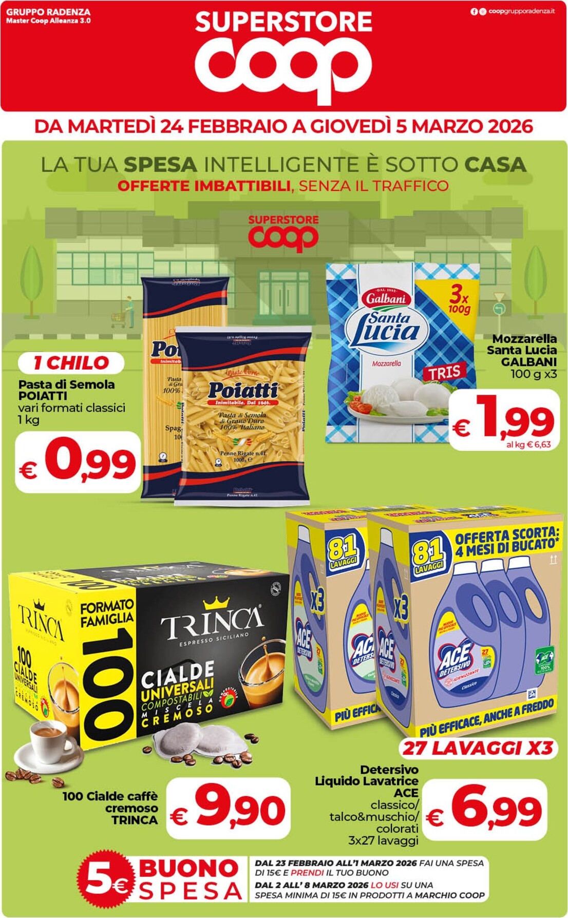 coop - Volantino Coop - Superstore valido dal 24/02/2026 al 05/03/2026