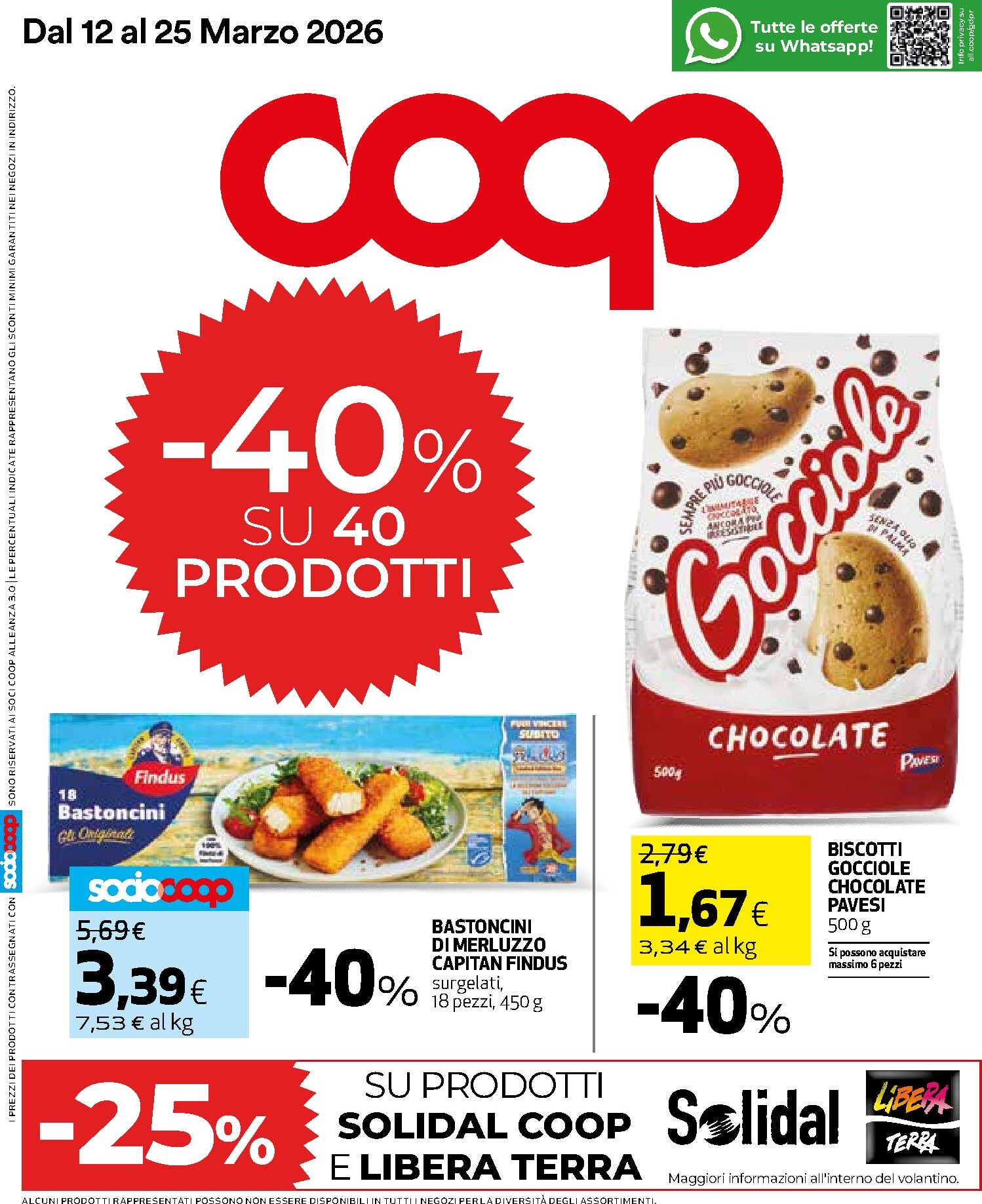 coop - Volantino Coop - -40% valido dal 12/03/2026 al 25/03/2026