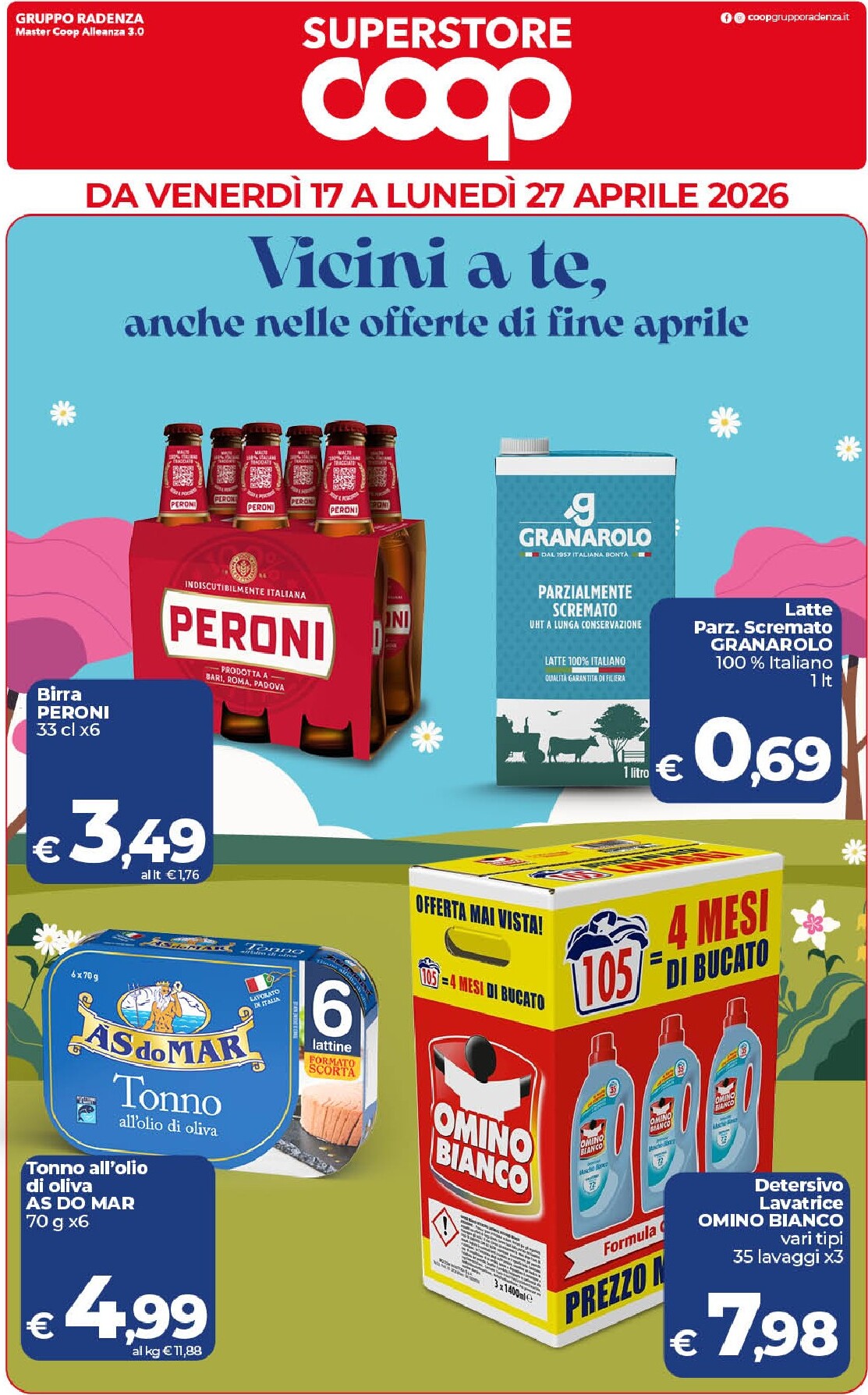 coop - Volantino attuale di Coop - Superstore valido dal venerdì 17/04/2026 al lunedì 27/04/2026