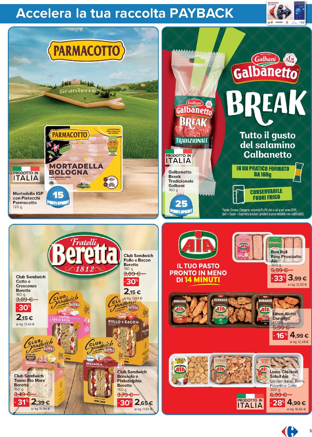 carrefour - Volantino Carrefour - Punti Sprint Payback per la prossima settimana dal martedì 16/06/2026 al lunedì 29/06/2026 - page: 3
