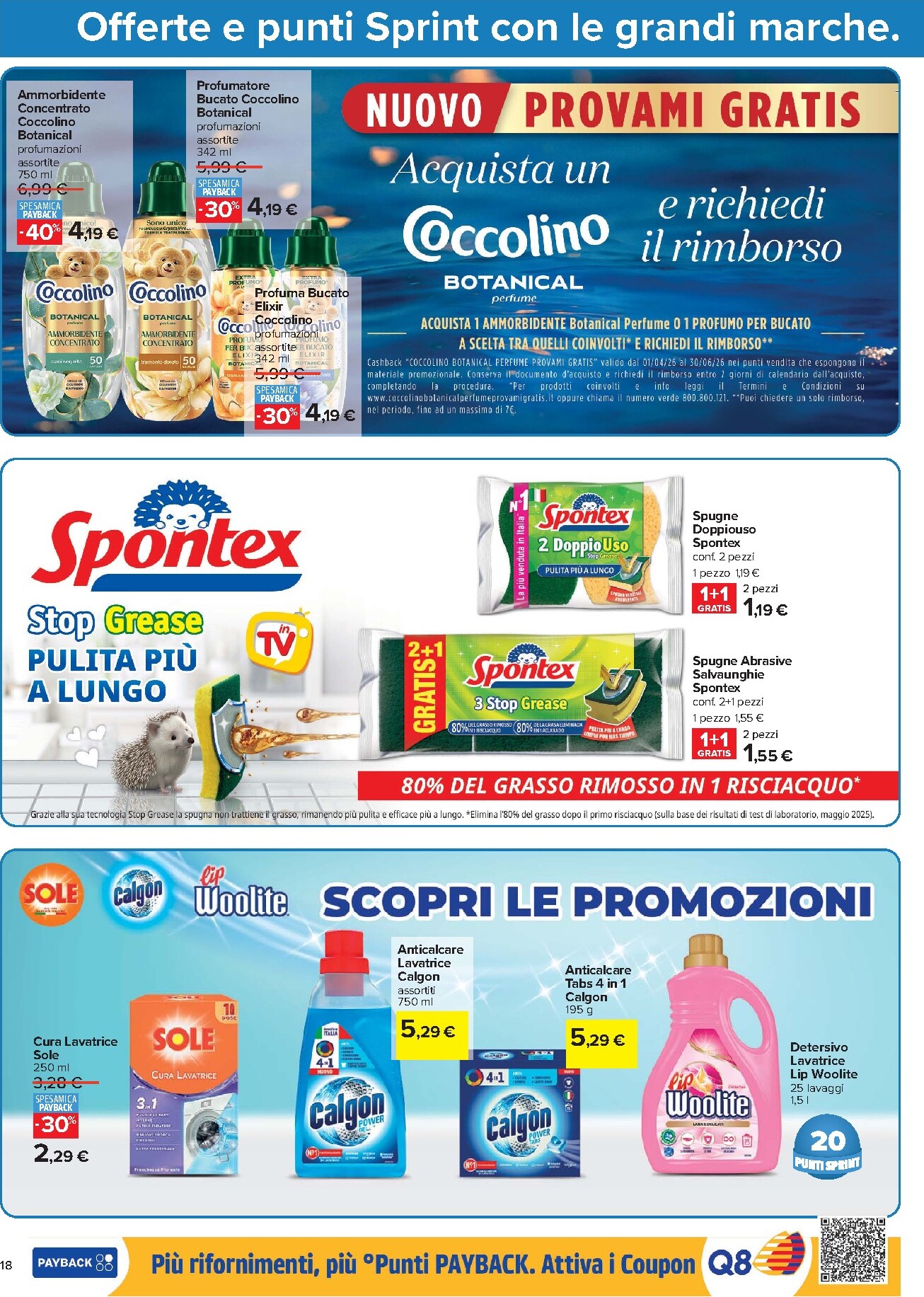 carrefour - Volantino Carrefour - Punti Sprint Payback per la prossima settimana dal martedì 16/06/2026 al lunedì 29/06/2026 - page: 18