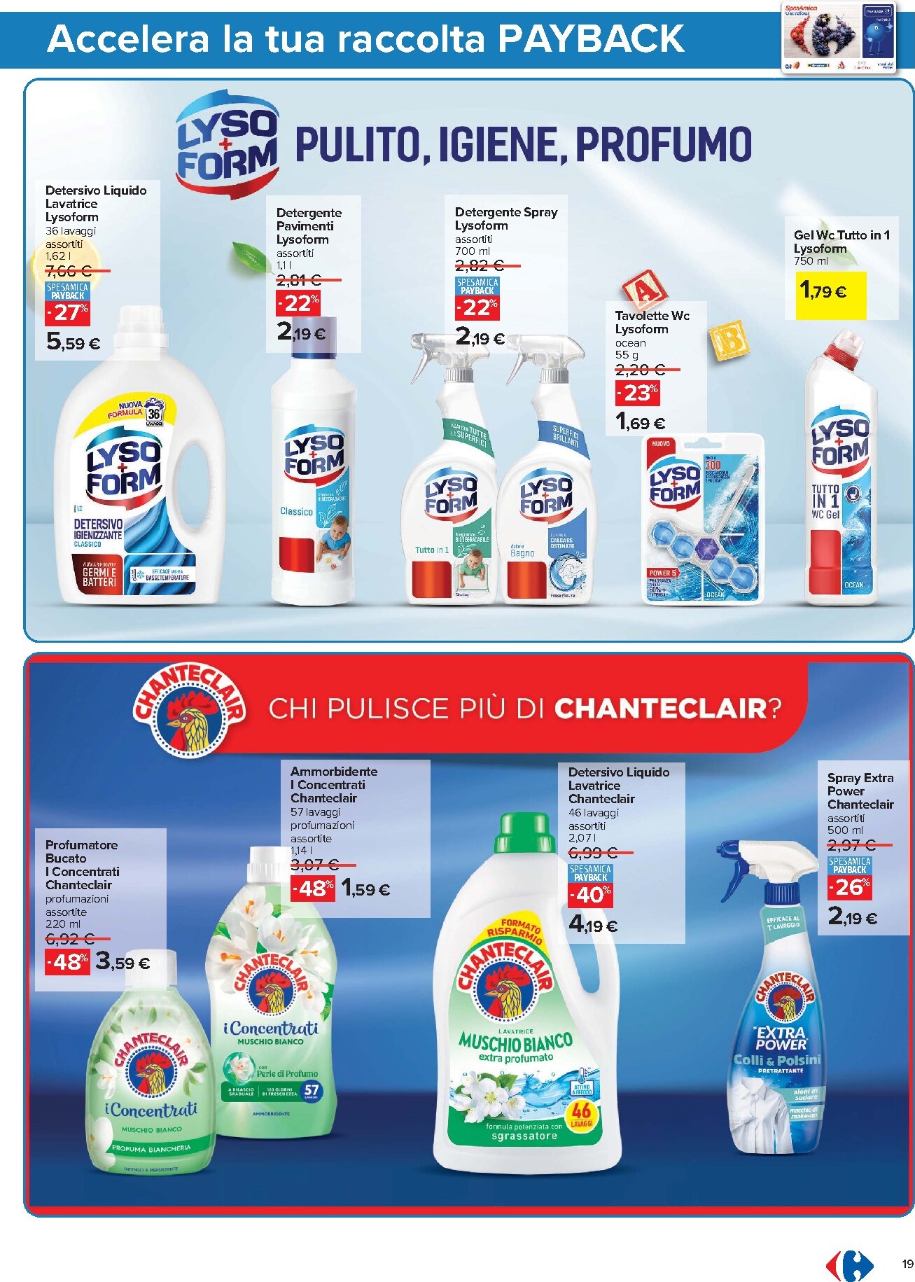 carrefour - Volantino Carrefour - Punti Sprint Payback per la prossima settimana dal martedì 16/06/2026 al lunedì 29/06/2026 - page: 19