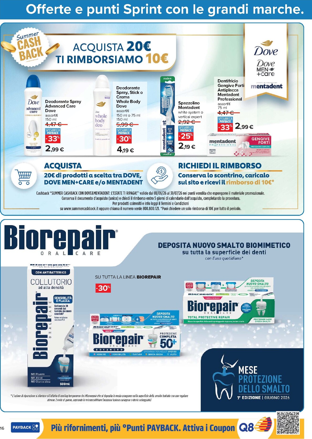 carrefour - Volantino Carrefour - Punti Sprint Payback per la prossima settimana dal martedì 16/06/2026 al lunedì 29/06/2026 - page: 16