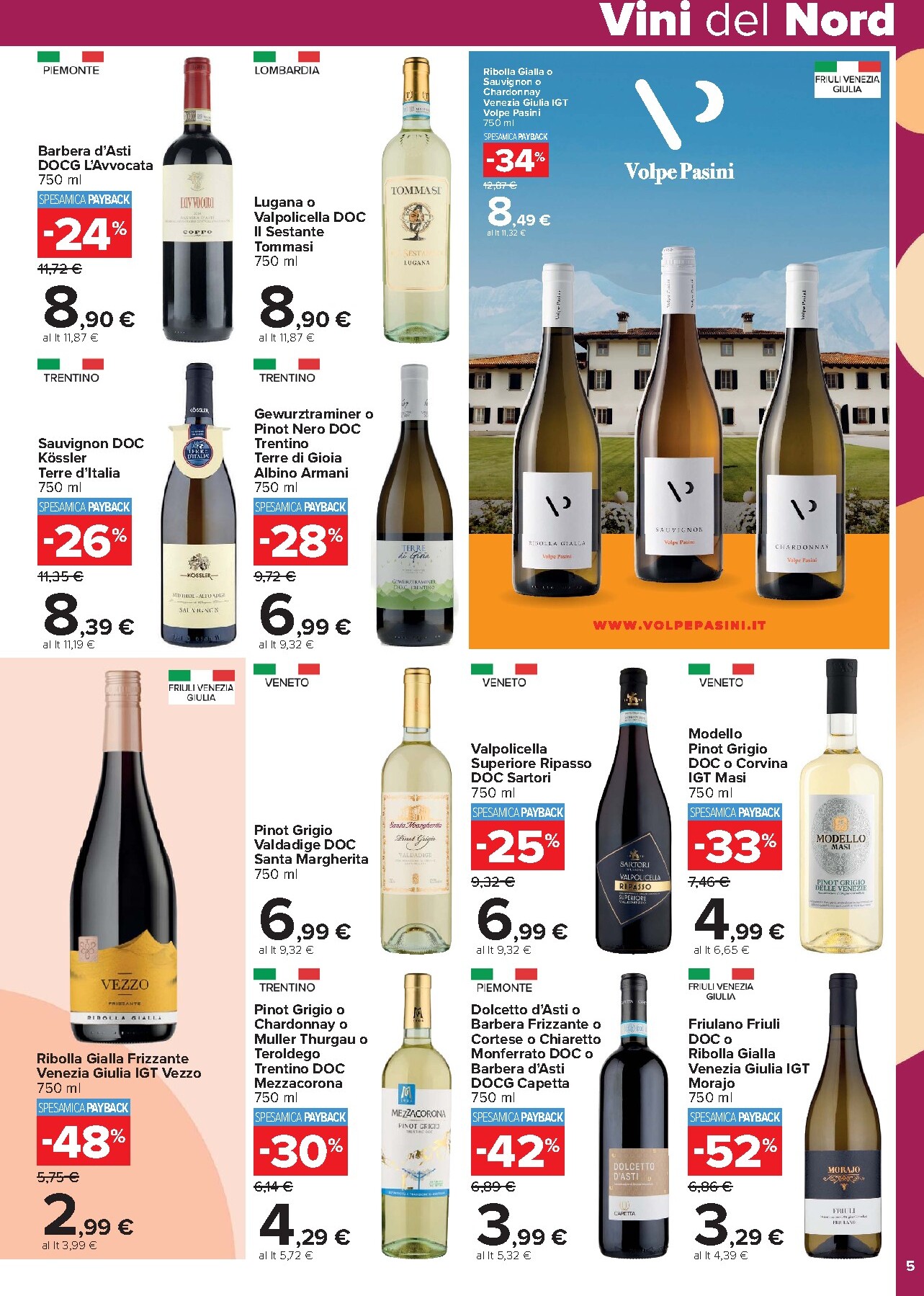 carrefour - Volantino Carrefour - Speciale Vini per la prossima settimana dal venerdì 19/06/2026 al mercoledì 05/08/2026 - page: 5