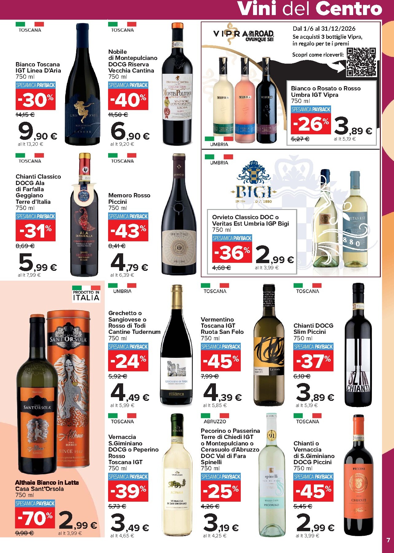 carrefour - Volantino Carrefour - Speciale Vini per la prossima settimana dal venerdì 19/06/2026 al mercoledì 05/08/2026 - page: 7