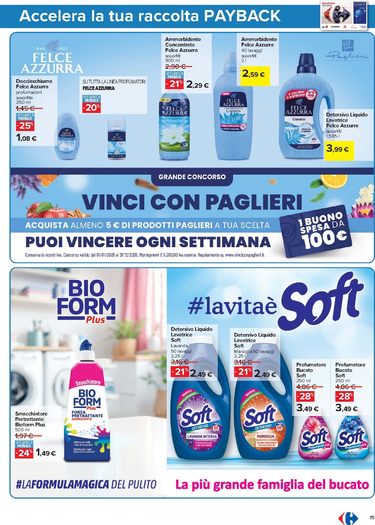 carrefour - Volantino futuro Carrefour iper - Punti Sprint Payback valido dal martedì 30/06/2026 al domenica 12/07/2026 - page: 15