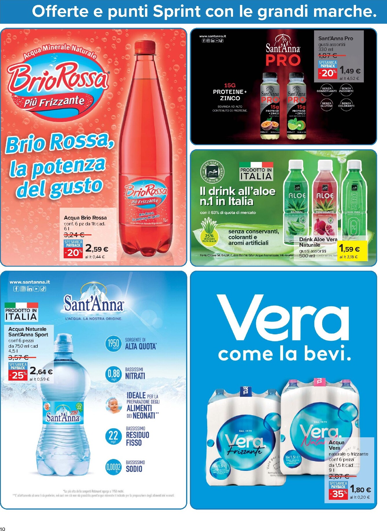 carrefour - Volantino futuro Carrefour iper - Punti Sprint Payback valido dal martedì 30/06/2026 al domenica 12/07/2026 - page: 10