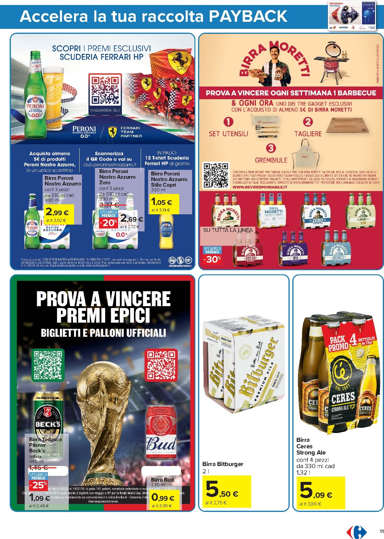 carrefour - Volantino futuro Carrefour iper - Punti Sprint Payback valido dal martedì 30/06/2026 al domenica 12/07/2026 - page: 11